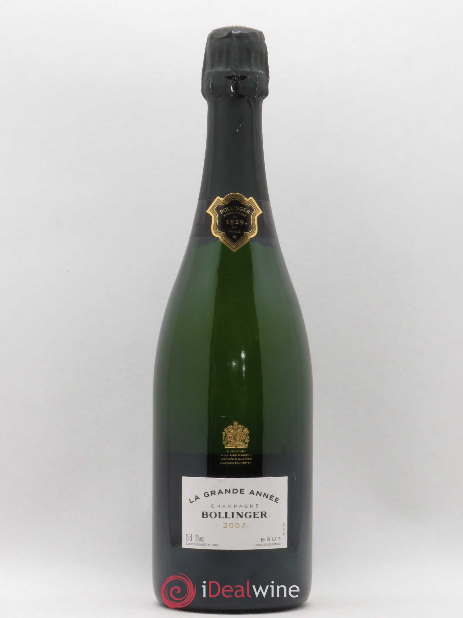 La Grande Année Brut Bollinger 2007 - Lot de 1 bouteille - 0