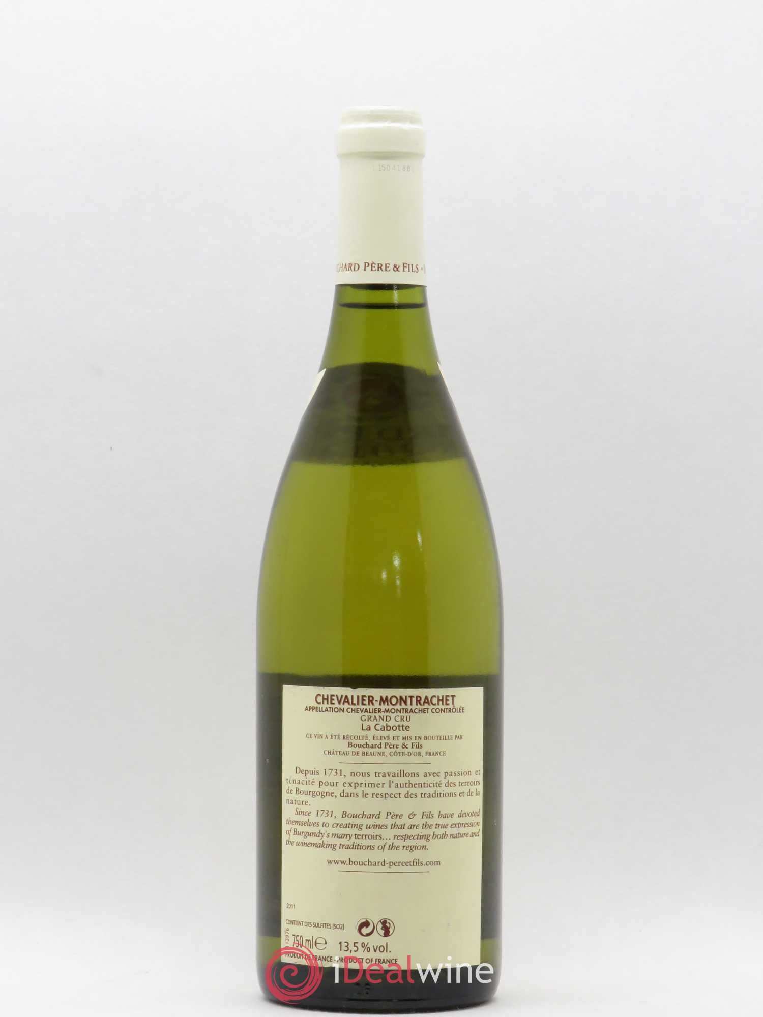 Chevalier-Montrachet Grand Cru La Cabotte Bouchard Père & Fils 2011 - Lot de 1 bouteille - 1
