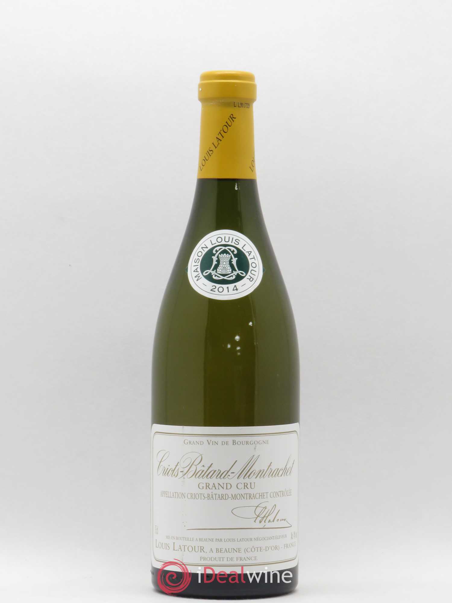 Criots-Bâtard-Montrachet Grand Cru Louis Latour 2014 - Lot de 1 bouteille - 0
