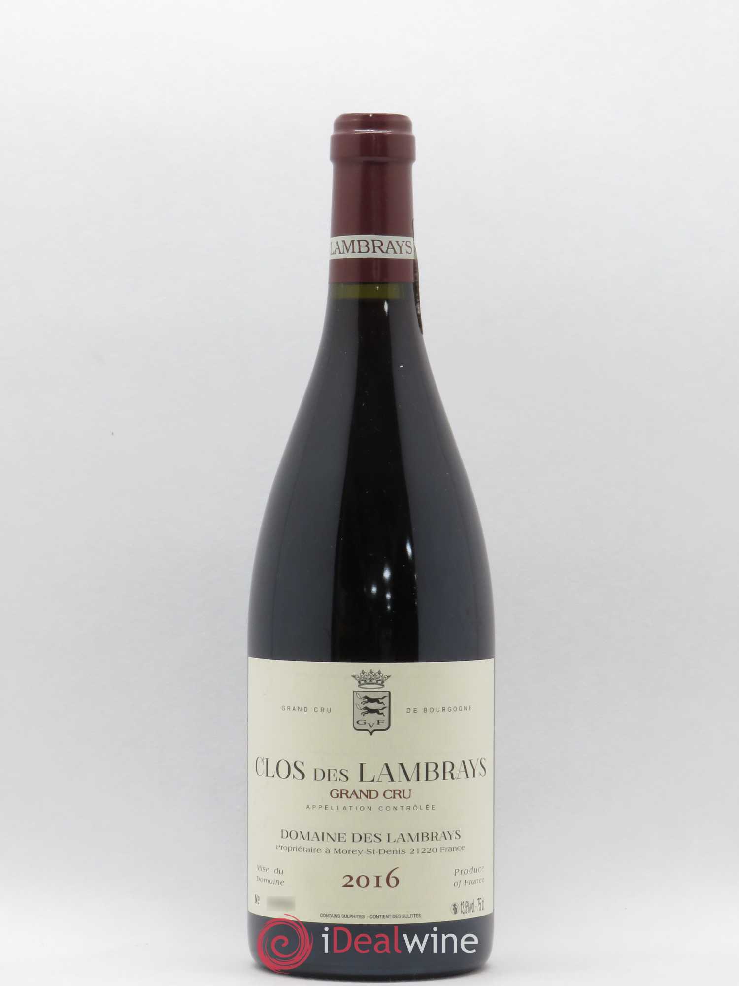 Clos des Lambrays Grand Cru Domaine des Lambrays 2016 - Posten von 1 Flasche - 0