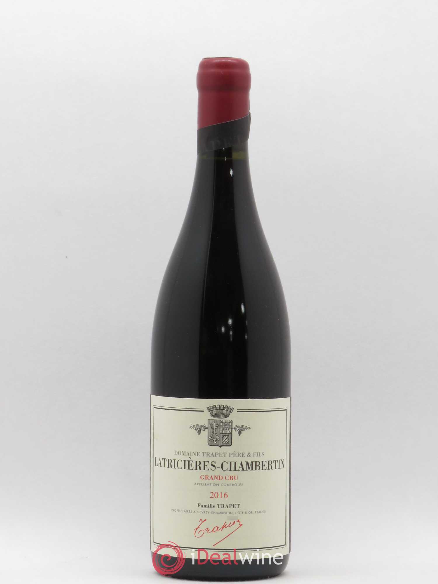 Latricières-Chambertin Grand Cru Domaine Trapet 2016 - Lot de 1 bouteille - 0