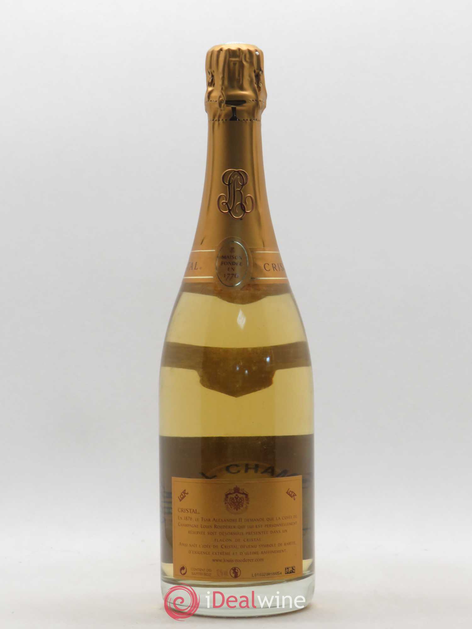Cristal Louis Roederer 2002 - Lot de 1 bouteille - 1