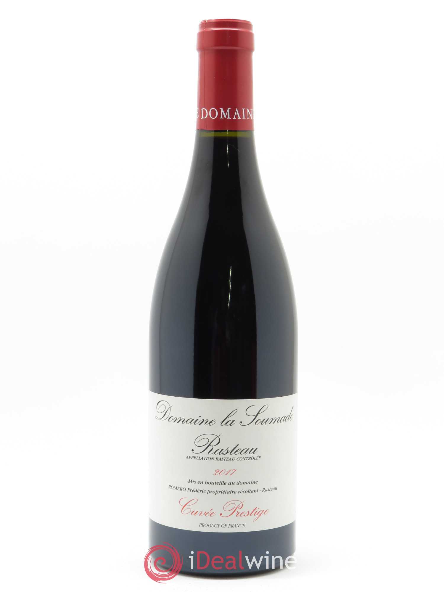 Rasteau Cuvée Prestige La Soumade (Domaine) 2017 - Lot de 1 bouteille - 0
