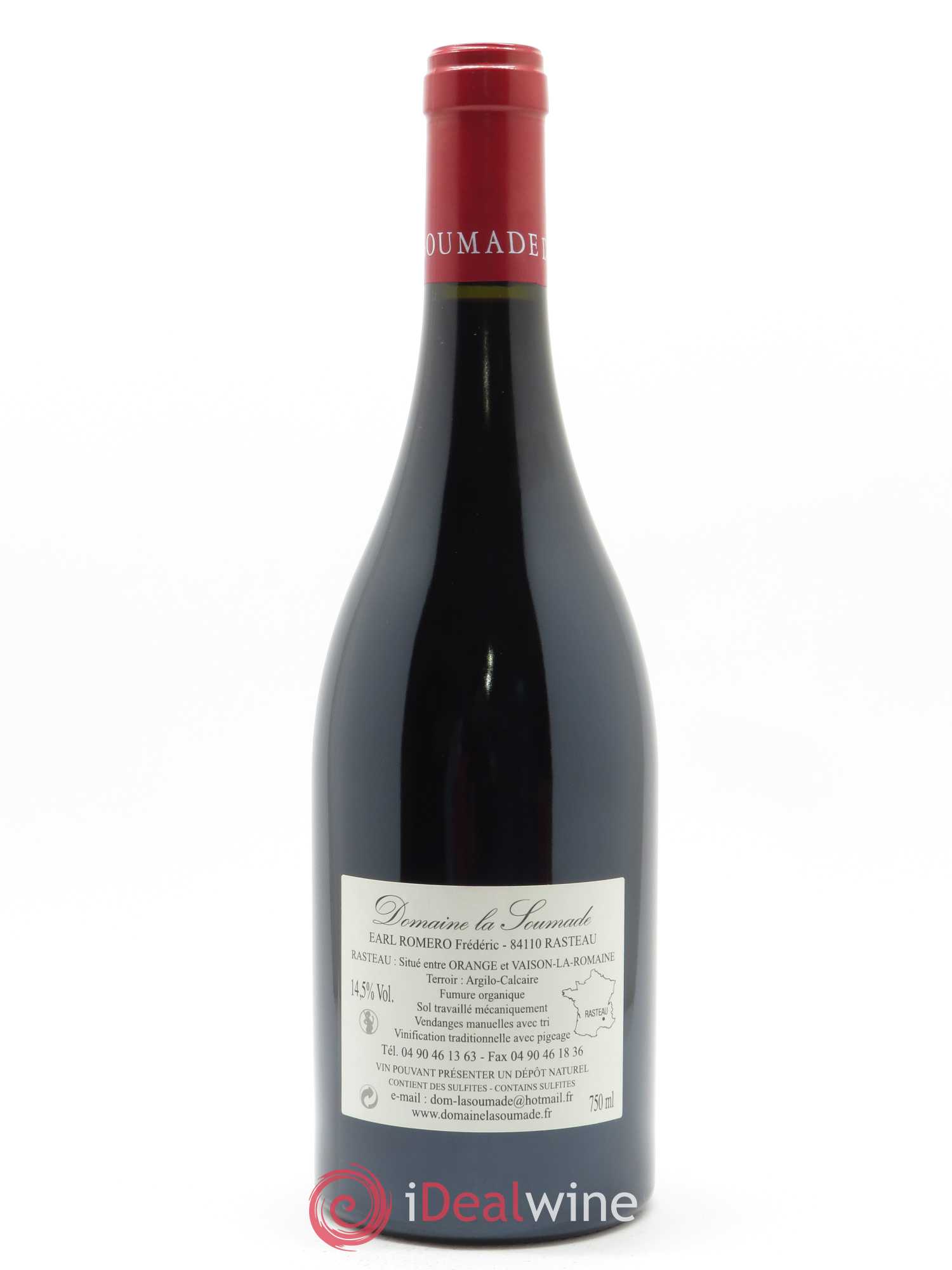 Rasteau Fleur de confiance La Soumade (Domaine) 2015 - Lot de 1 bouteille - 1