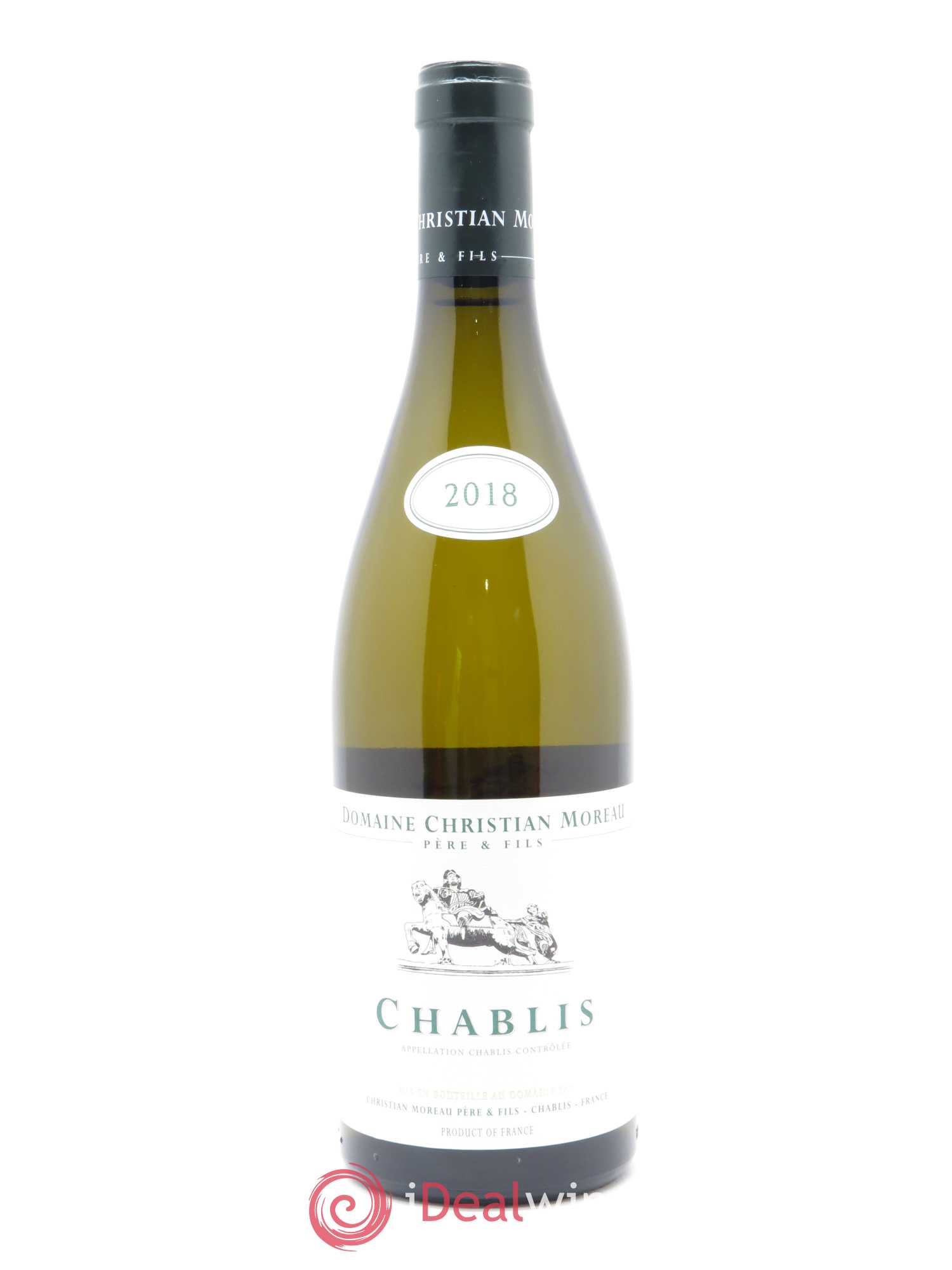 Chablis Christian Moreau 2018 - Lot de 1 bouteille - 0