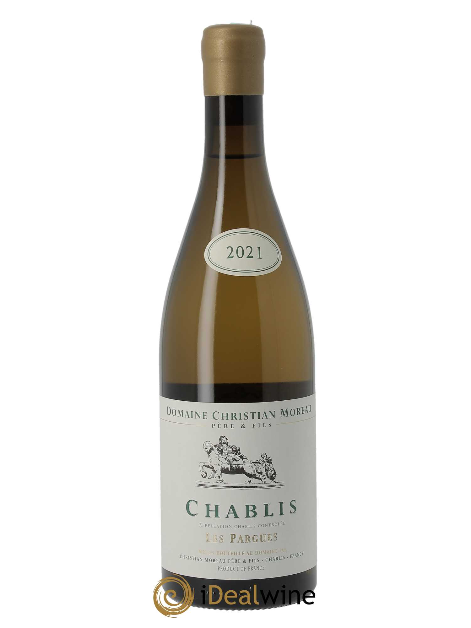 Chablis Les Pargues Christian Moreau 2021 - Lot of 1 bottle - 0