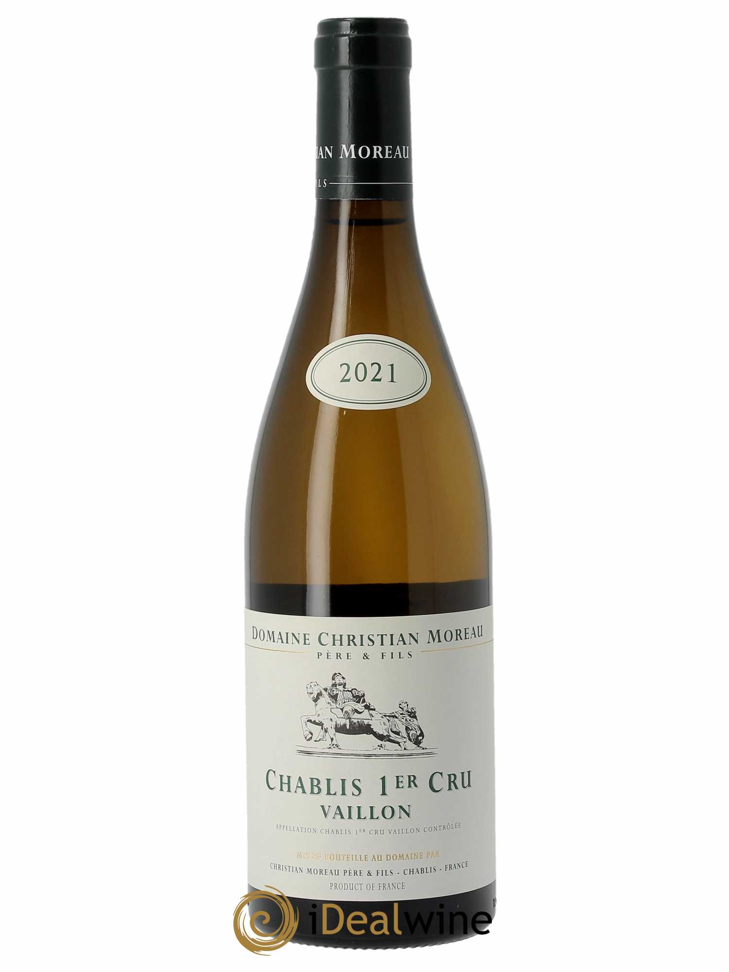 Chablis 1er Cru Vaillons Christian Moreau 2021 - Lot de 1 bouteille - 0