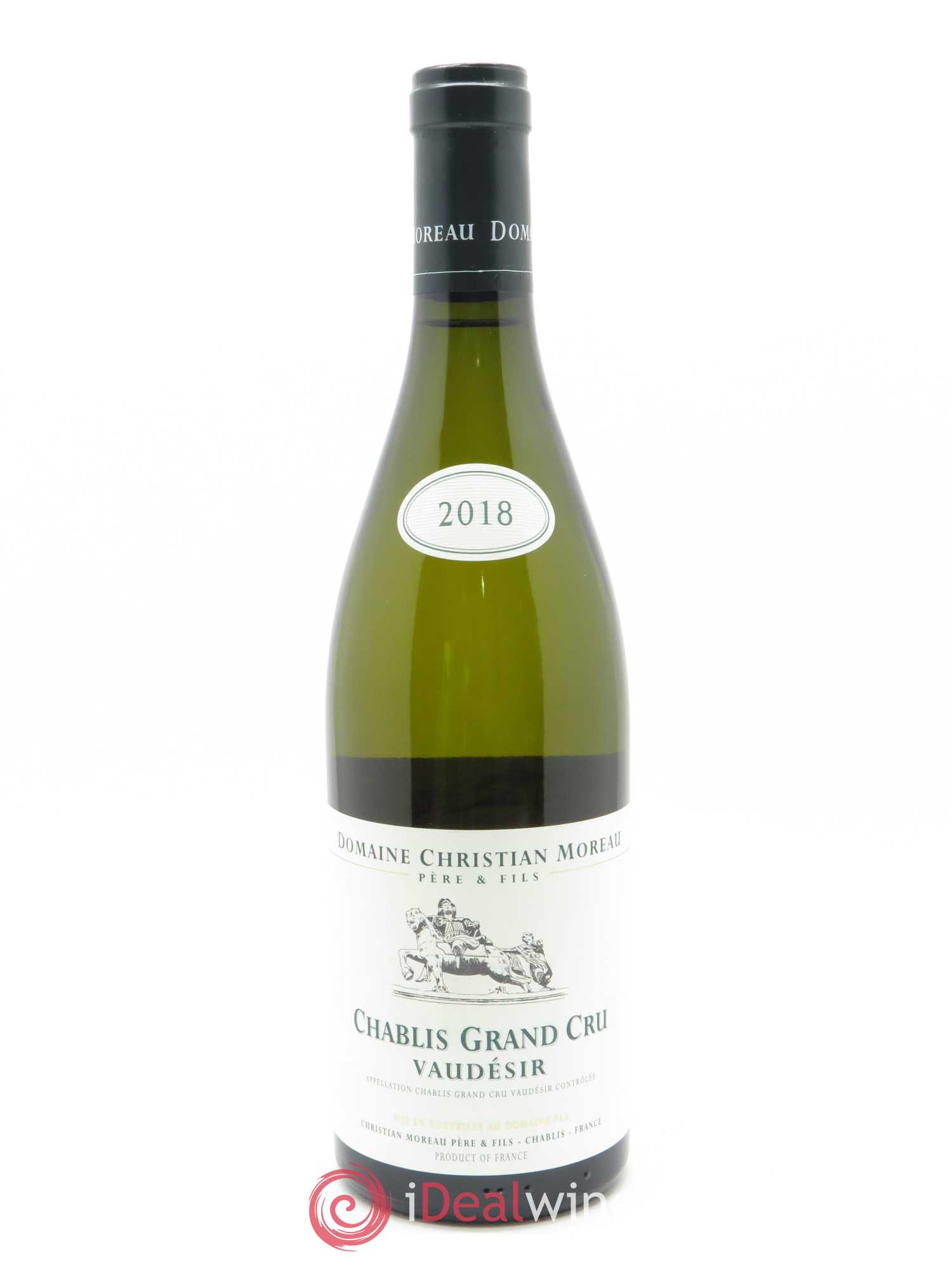 Chablis Grand Cru Vaudésir Christian Moreau 2018 - Lot de 1 bouteille - 0