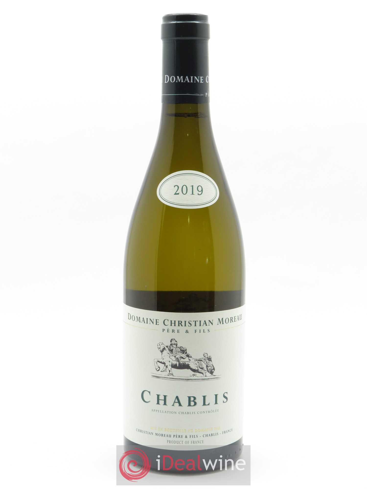Chablis Christian Moreau 2019 - Lot de 1 bouteille - 0