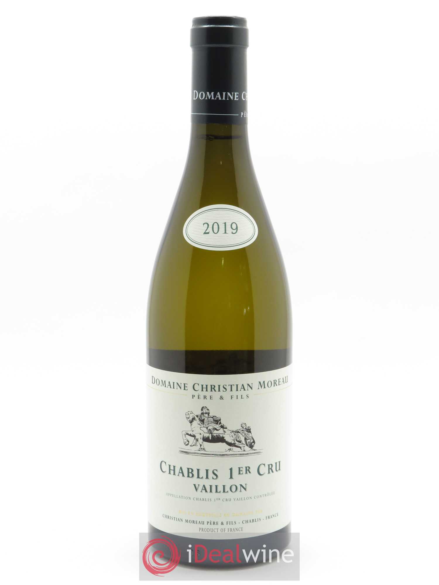 Chablis 1er Cru Vaillons Christian Moreau 2019 - Lot de 1 bouteille - 0