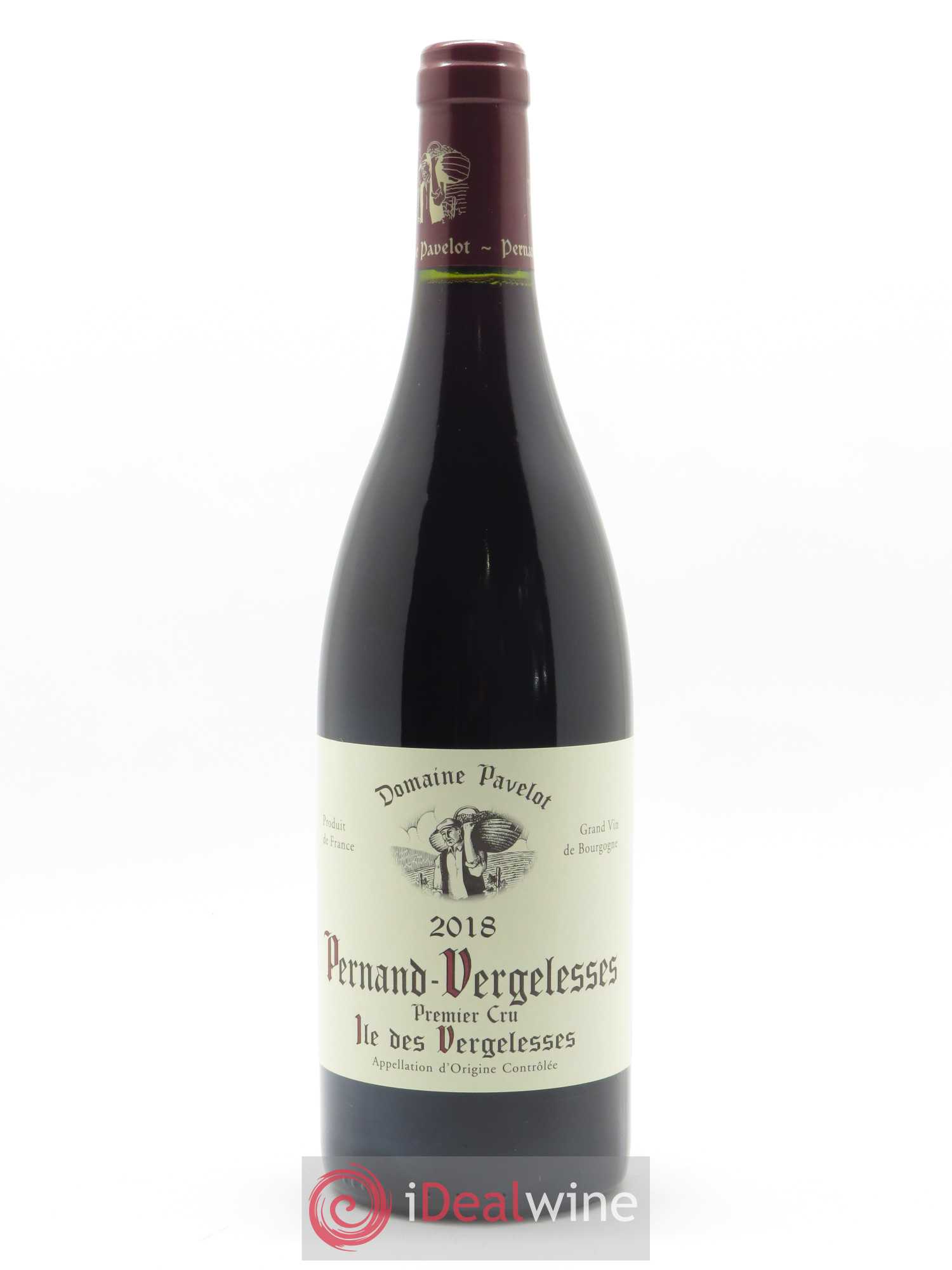 Pernand-Vergelesses 1er Cru Ile des Vergelesses Pavelot (Domaine) 2018 - Lot de 1 bouteille - 0