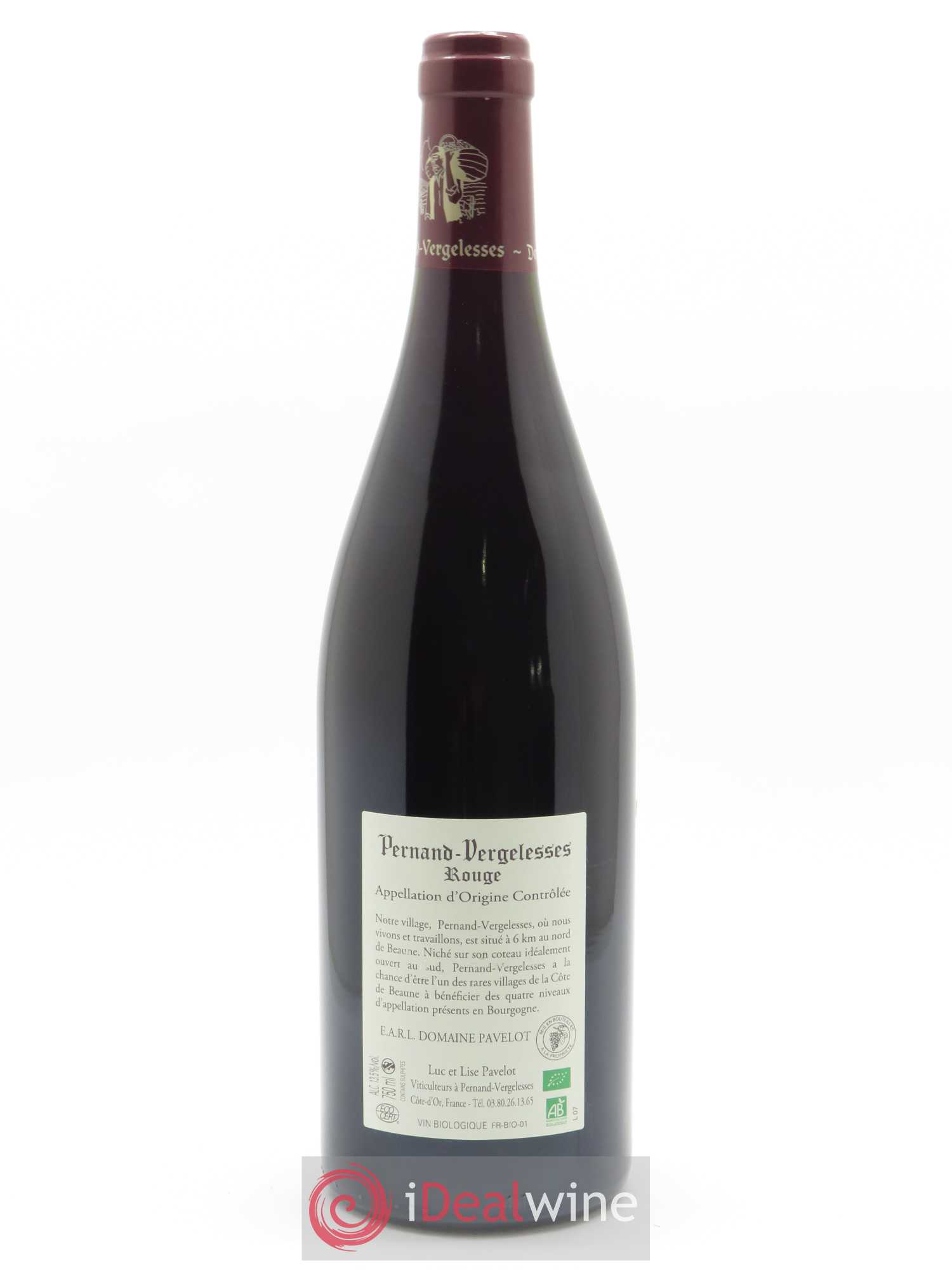 Pernand-Vergelesses Pavelot (Domaine) 2019 - Lot of 1 bottle - 1