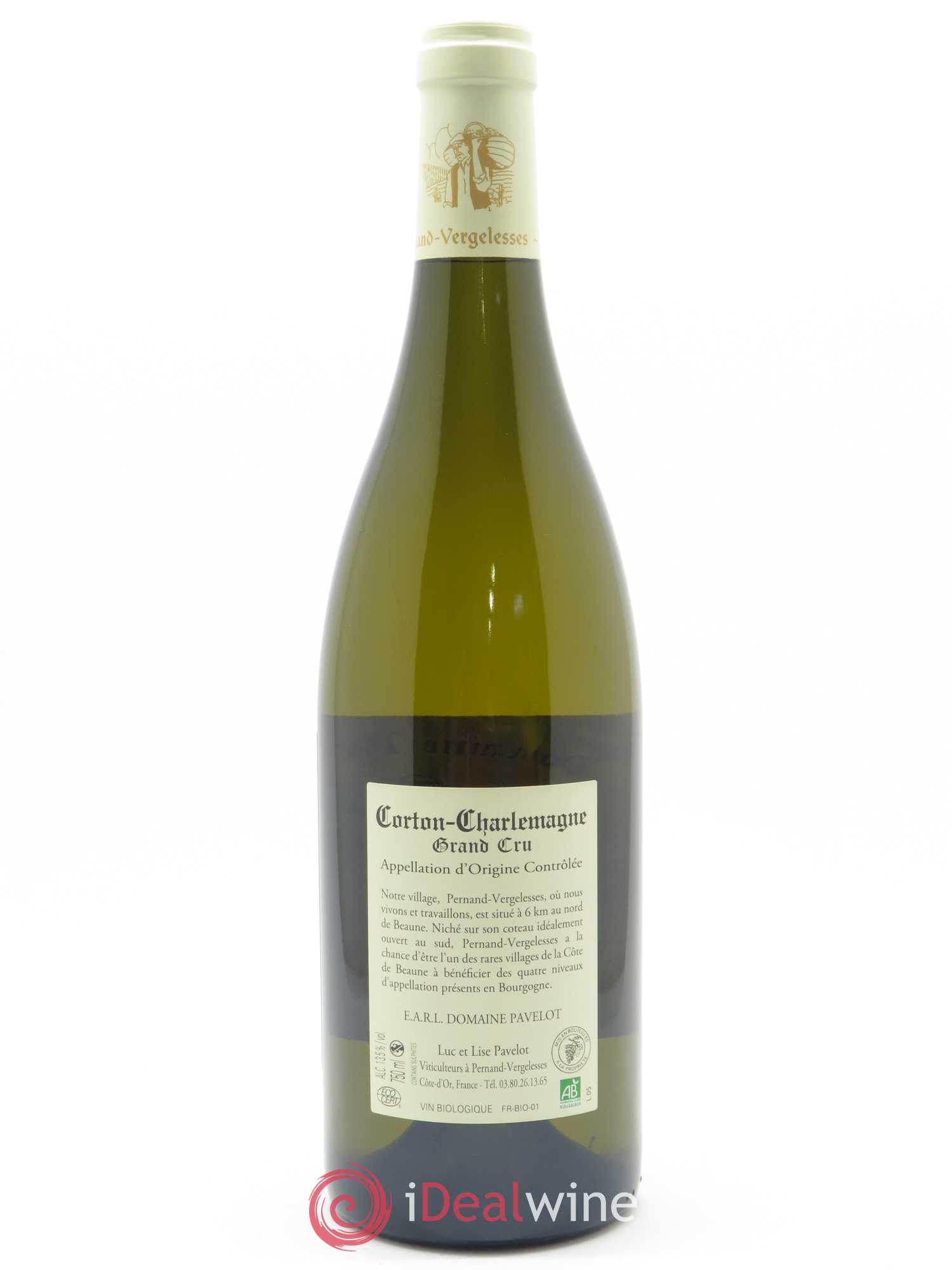 Corton-Charlemagne Grand Cru Pavelot (Domaine) 2017 - Lot de 1 bouteille - 1
