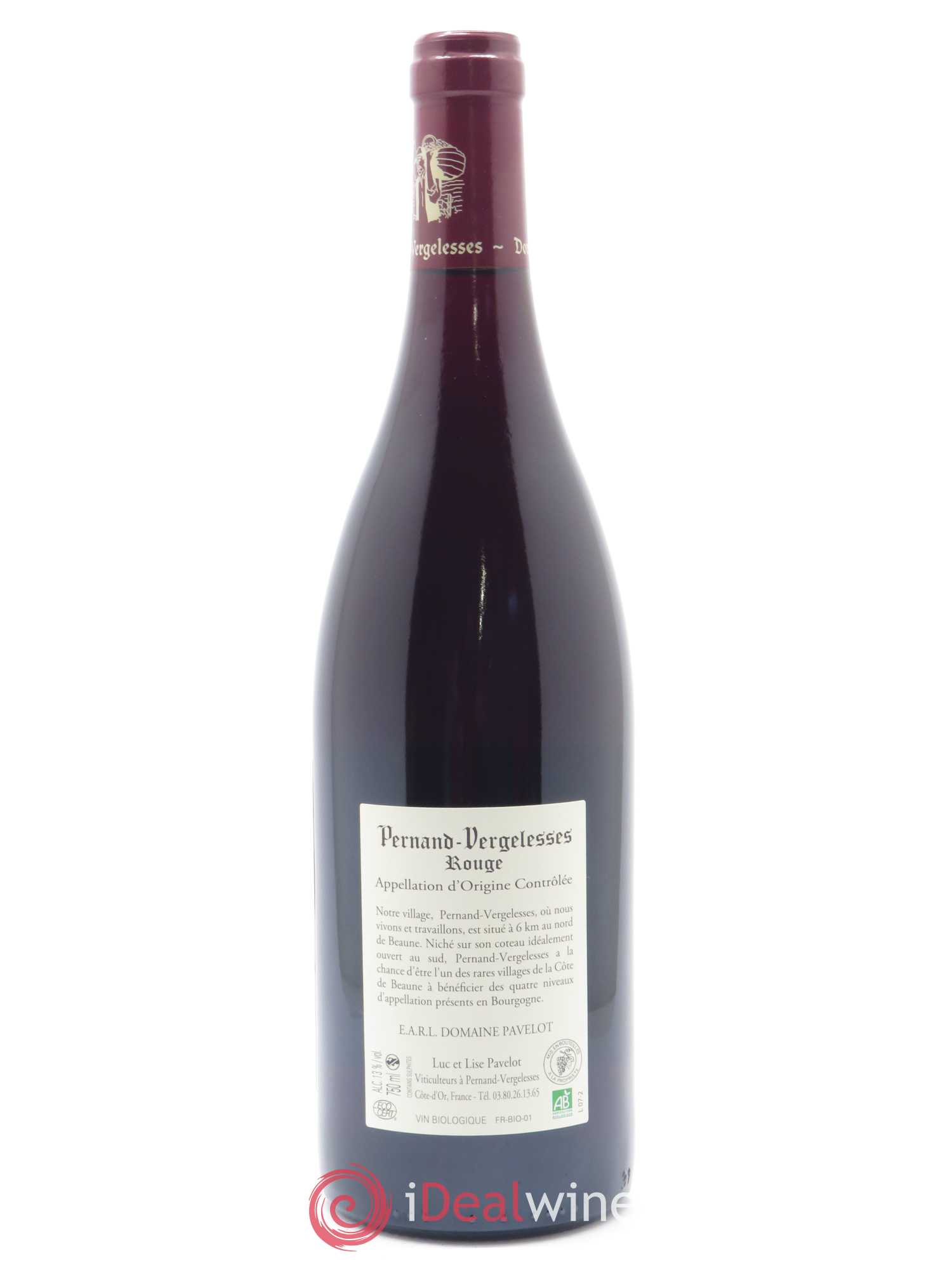 Pernand-Vergelesses Pavelot (Domaine) 2017 - Lot de 1 bouteille - 1