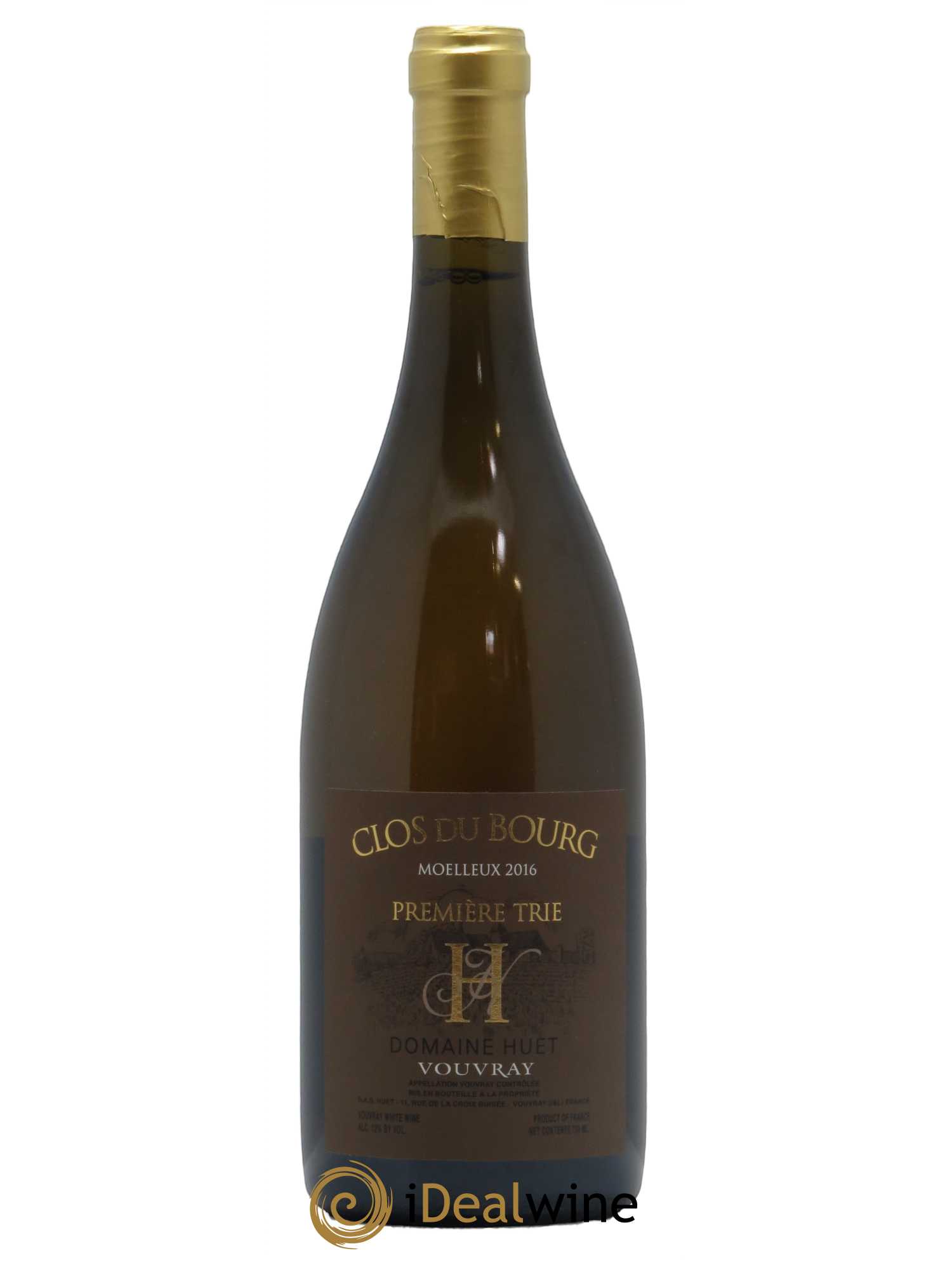 Vouvray Clos du Bourg Moelleux 1ère trie Domaine Huet 2016 - Lotto di 1 bottiglia - 0