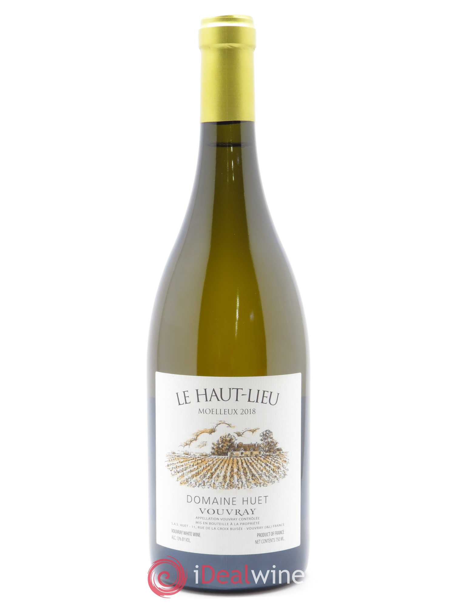 Vouvray Le Haut-Lieu Moelleux Domaine Huet 2018 - Lot de 1 bouteille - 0