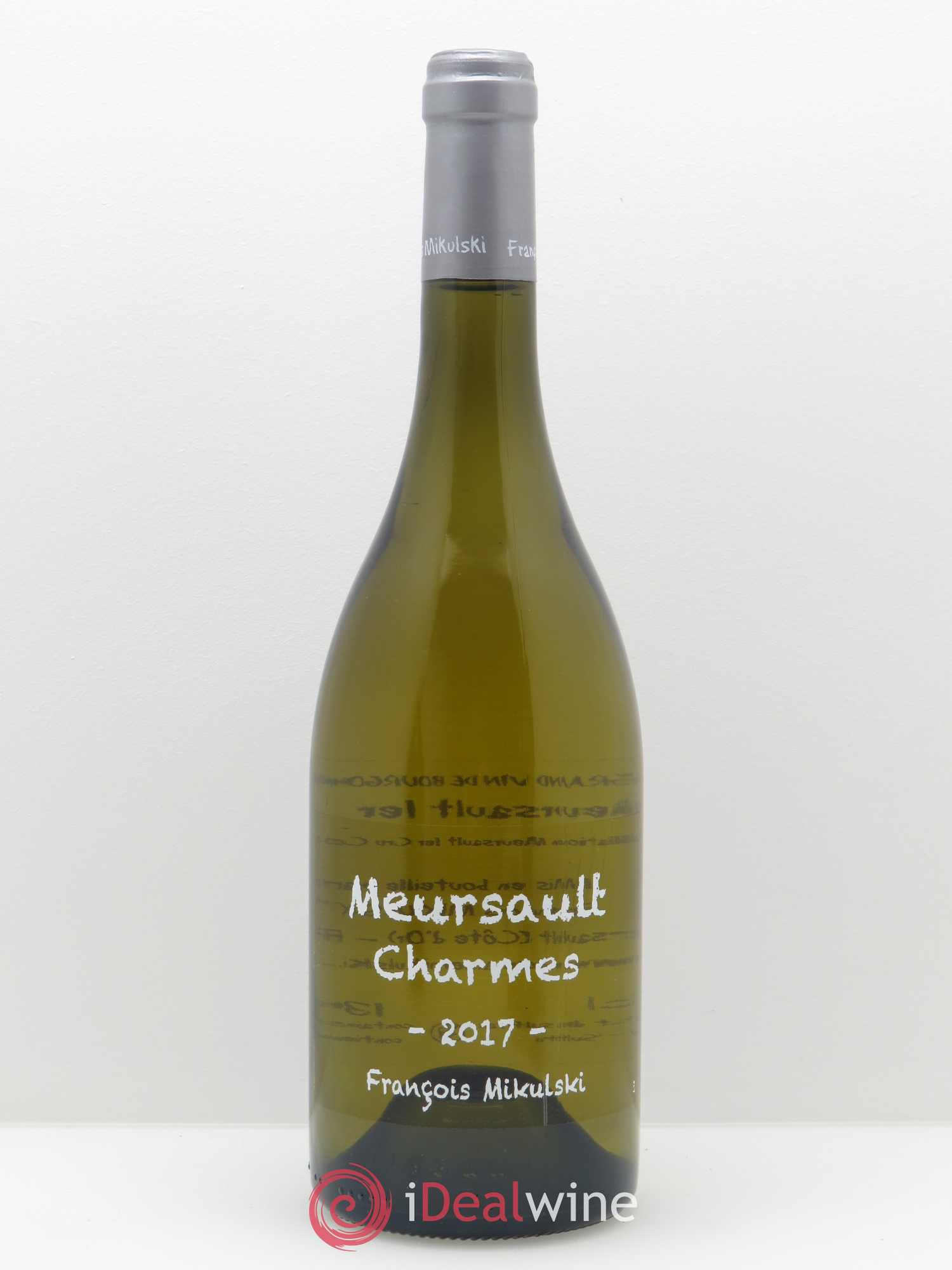 Meursault 1er Cru Charmes François Mikulski 2017 - Lot de 1 bouteille - 0