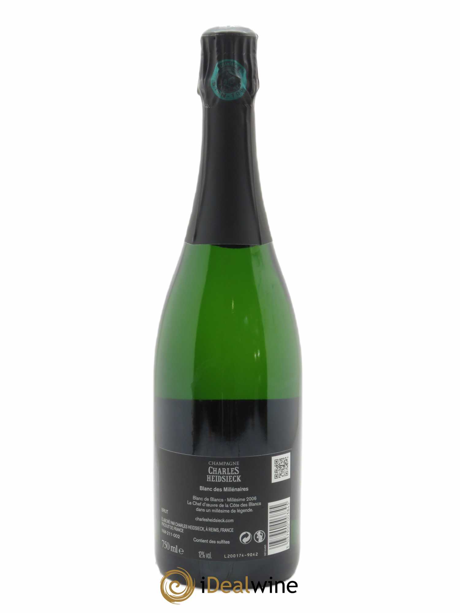 Blanc de Blancs Blanc des Millénaires Brut Charles Heidsieck 2006 - Lot de 1 bouteille - 1