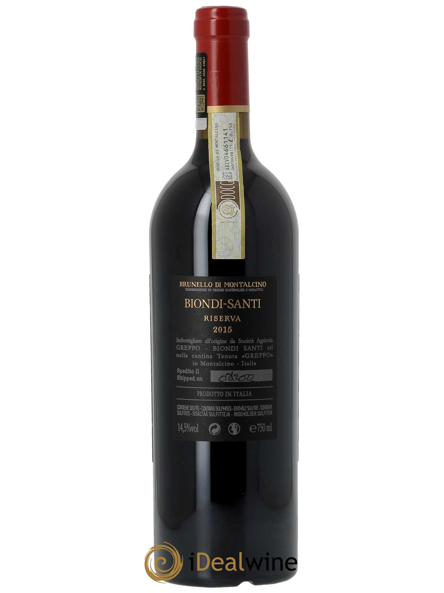 Brunello di Montalcino DOCG Riserva Tenuta Greppo Biondi-Santi 2015 - Lot de 1 bouteille - 1