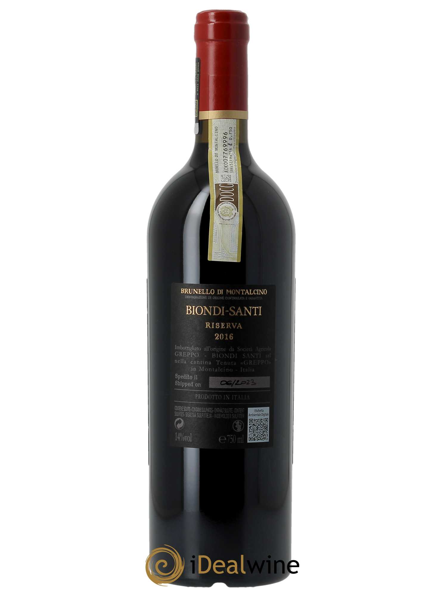 Brunello di Montalcino DOCG Riserva Biondi-Santi Tenuta Greppo 2016 - Lot of 1 bottle - 1