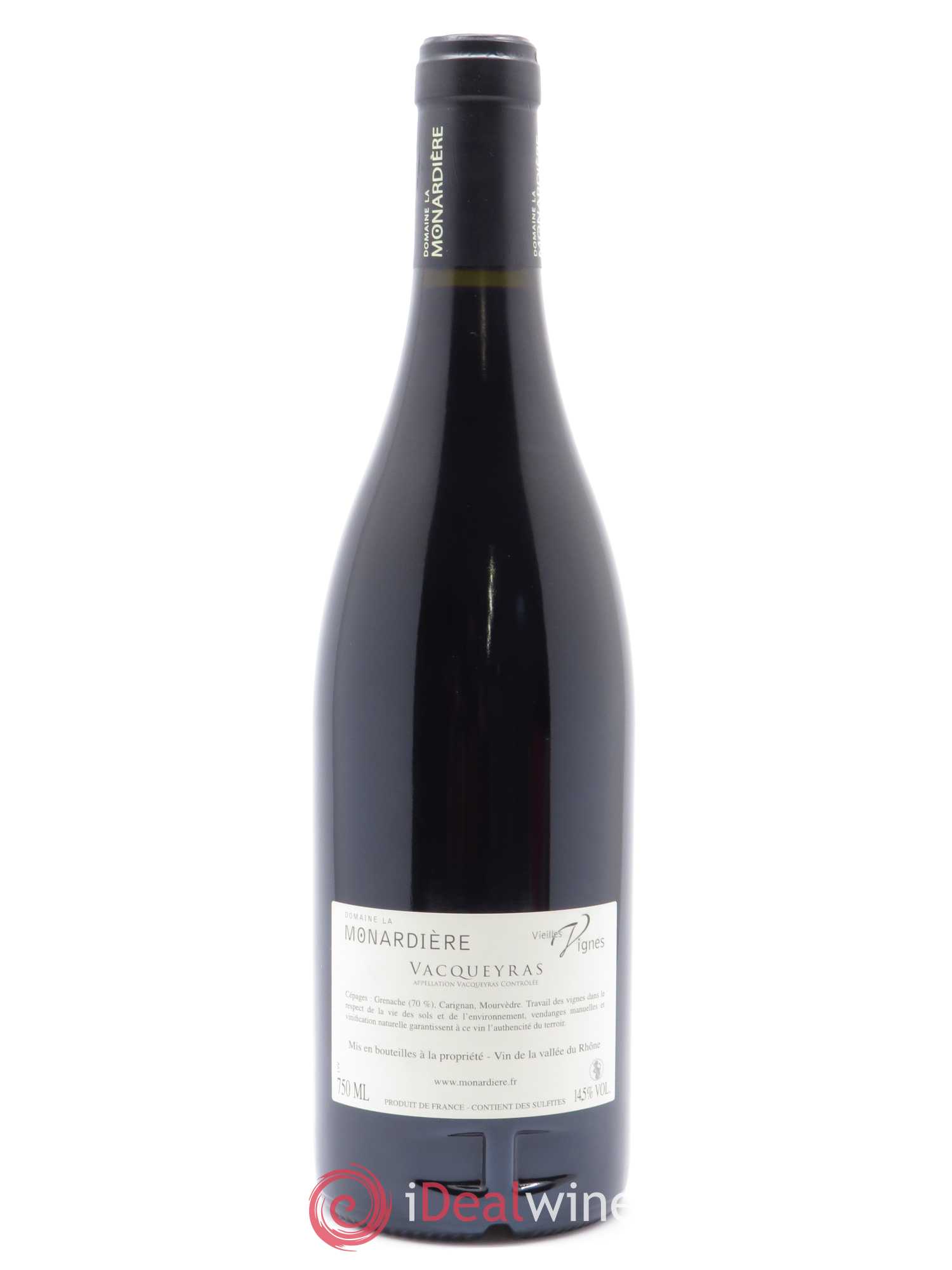 Vacqueyras Vieilles Vignes La Monardière (Domaine) 2016 - Lot de 1 bouteille - 1