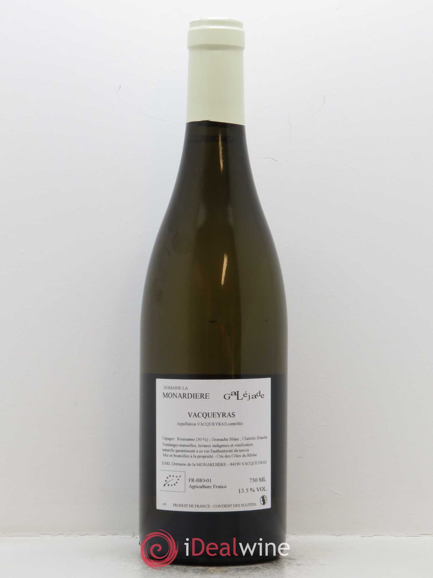 Vacqueyras La Galéjade La Monardière (Domaine) 2017 - Lot de 1 bouteille - 1