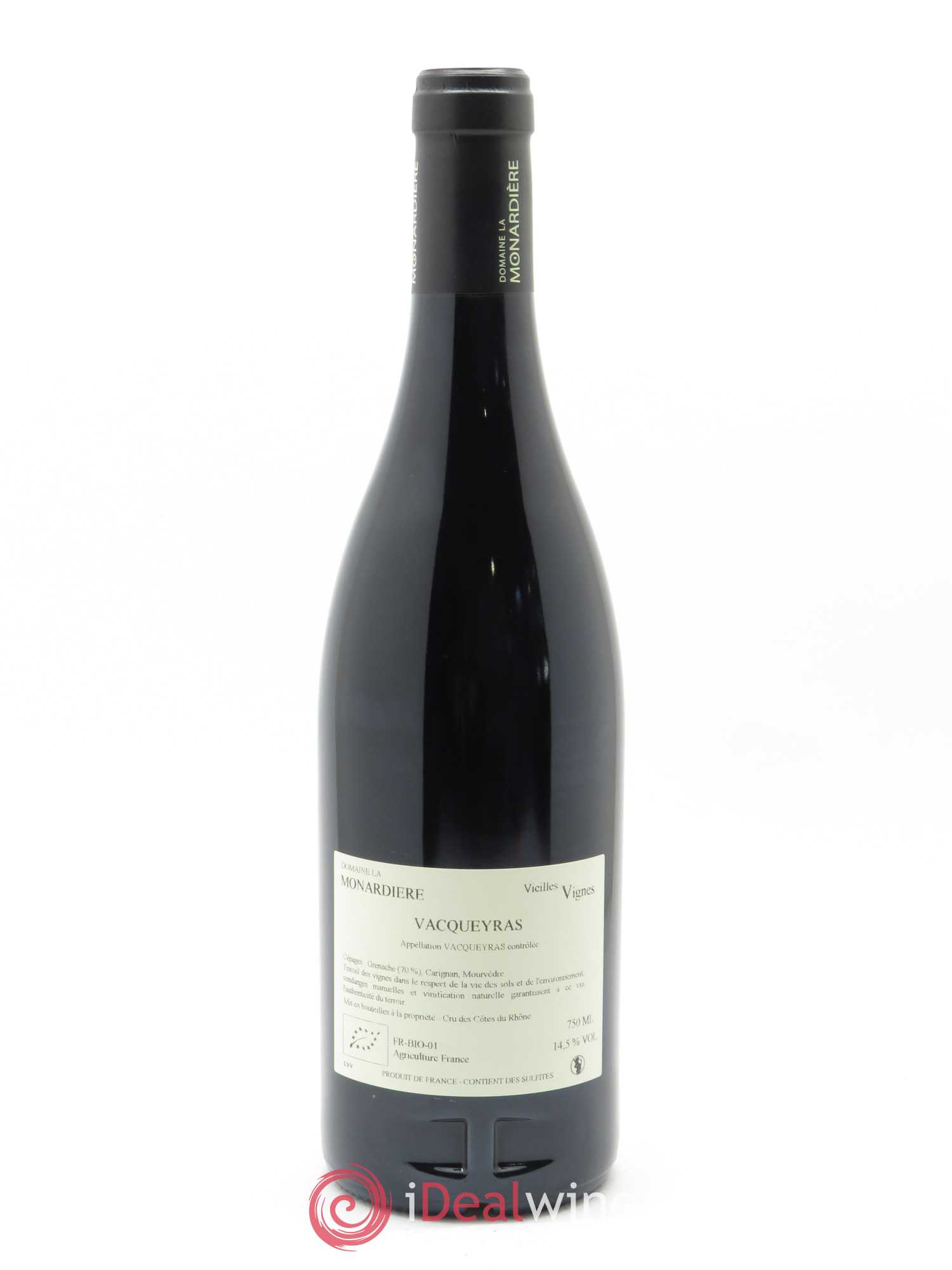 Vacqueyras Vieilles Vignes La Monardière (Domaine) 2017 - Lot de 1 bouteille - 1