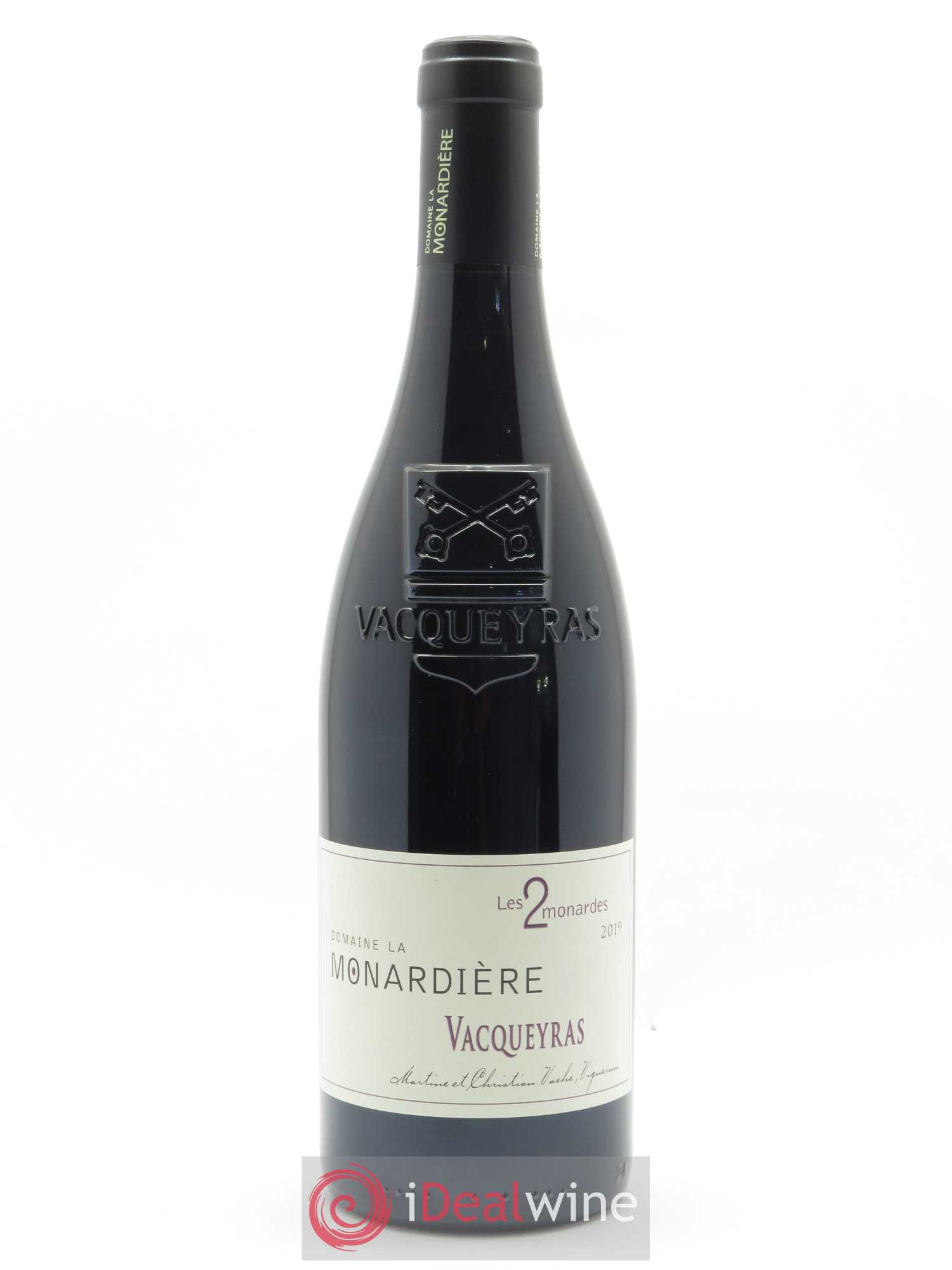 Vacqueyras Les 2 Monardes La Monardière (Domaine) 2019 - Lot de 1 bouteille - 0