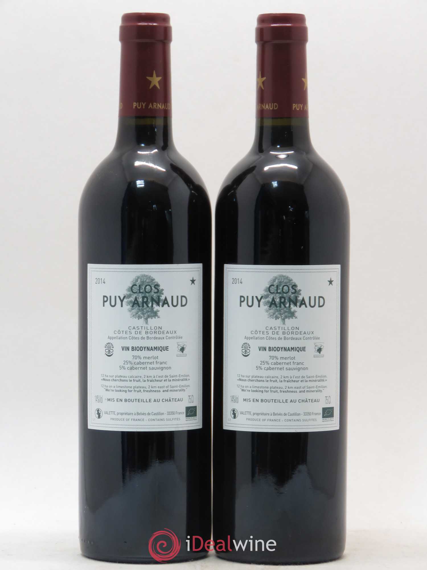 Clos Puy Arnaud 2014 - Lot de 2 bouteilles - 1