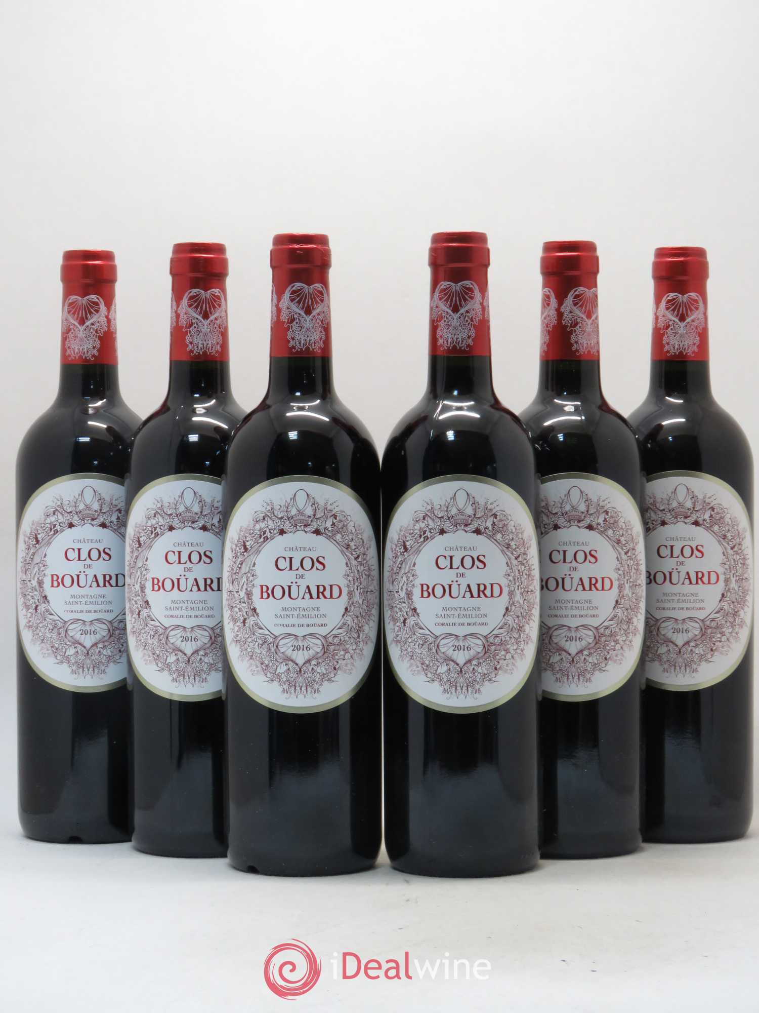 Montagne Saint-Émilion Château Clos de Bouard 2016 - Posten von 6 Flaschen - 0