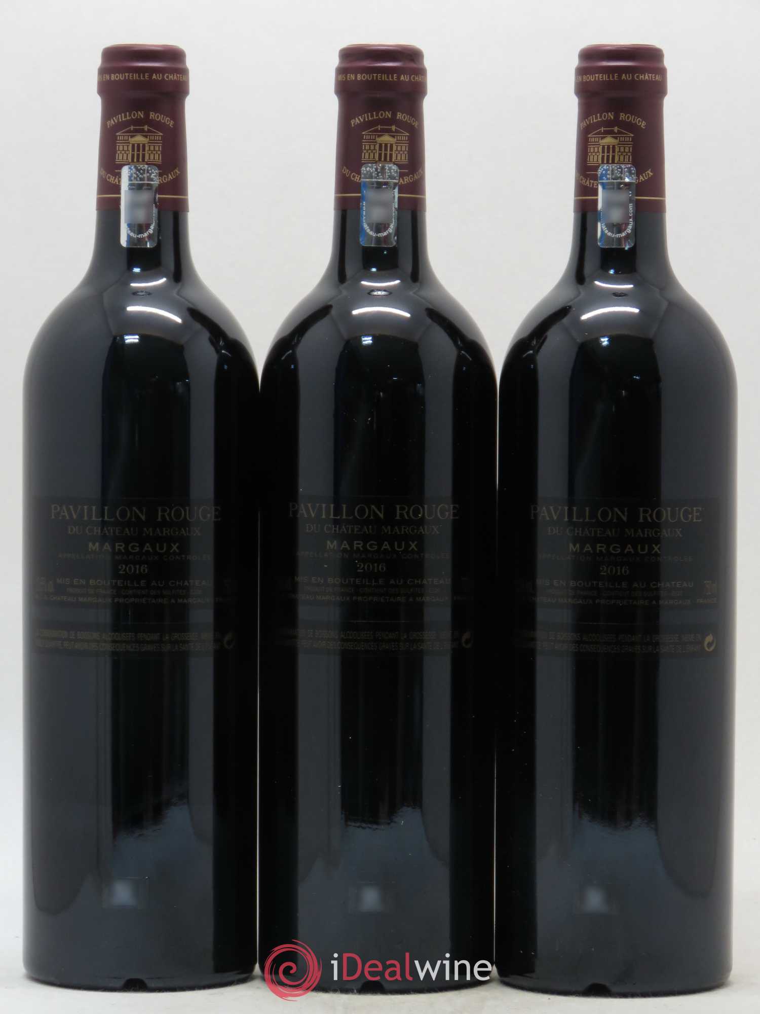 Pavillon Rouge du Château Margaux Second Vin 2016 - Lot de 3 bouteilles - 1