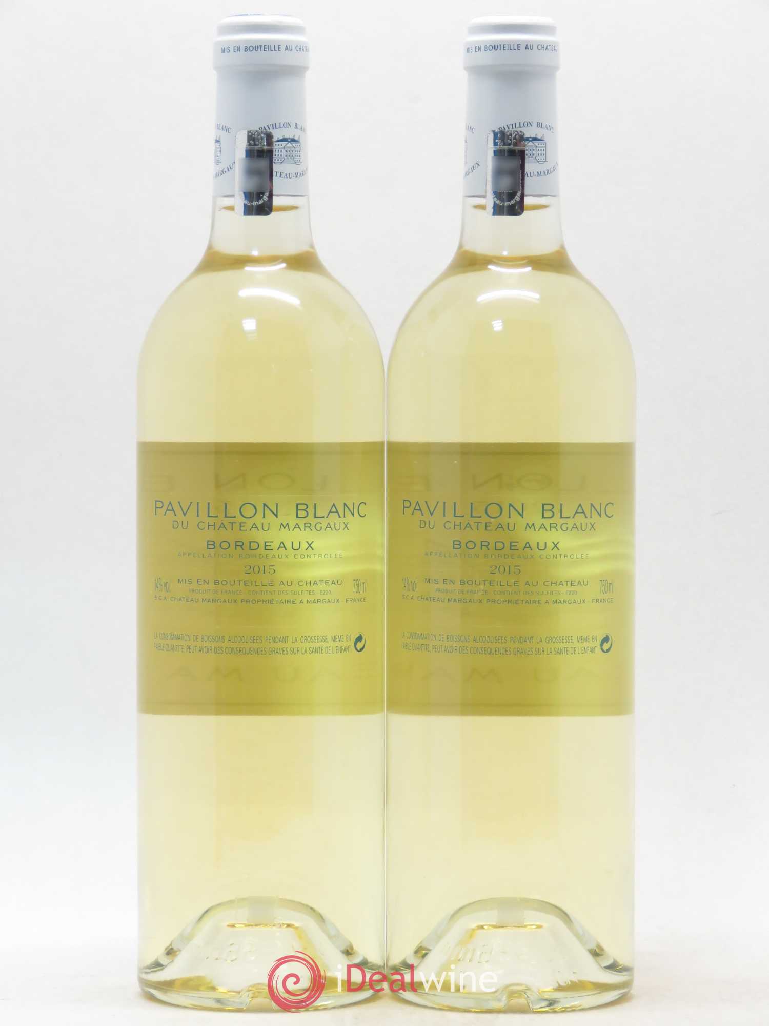 Pavillon Blanc du Château Margaux 2015 - Lot de 2 bouteilles - 1