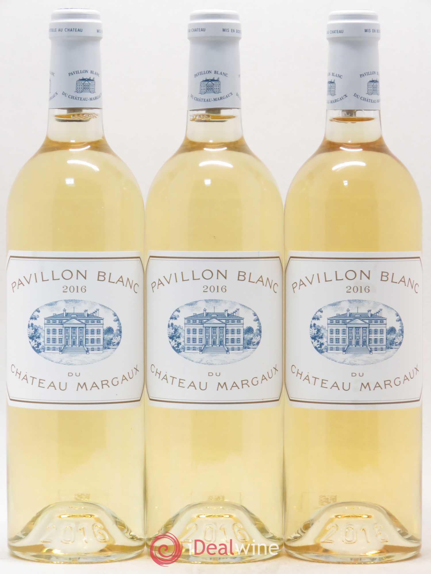 Pavillon Blanc du Château Margaux 2016 - Lot de 3 bouteilles - 0