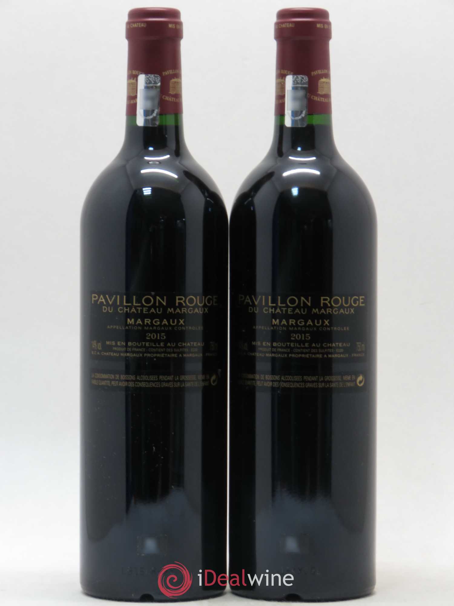 Pavillon Rouge du Château Margaux Second Vin 2015 - Lot de 2 bouteilles - 1
