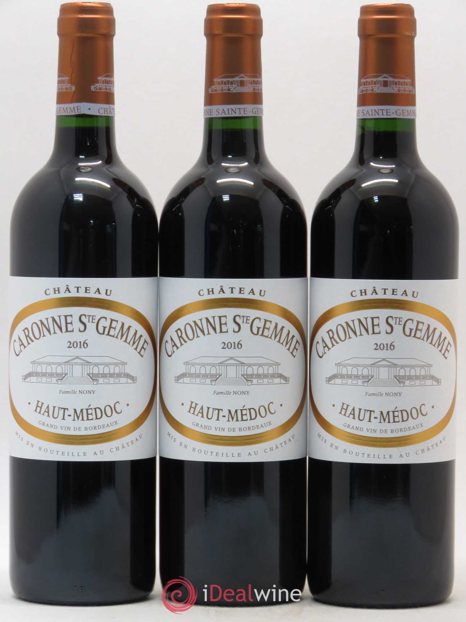 Château Caronne Sainte-Gemme Cru Bourgeois 2016 - Lot de 12 bouteilles - 1