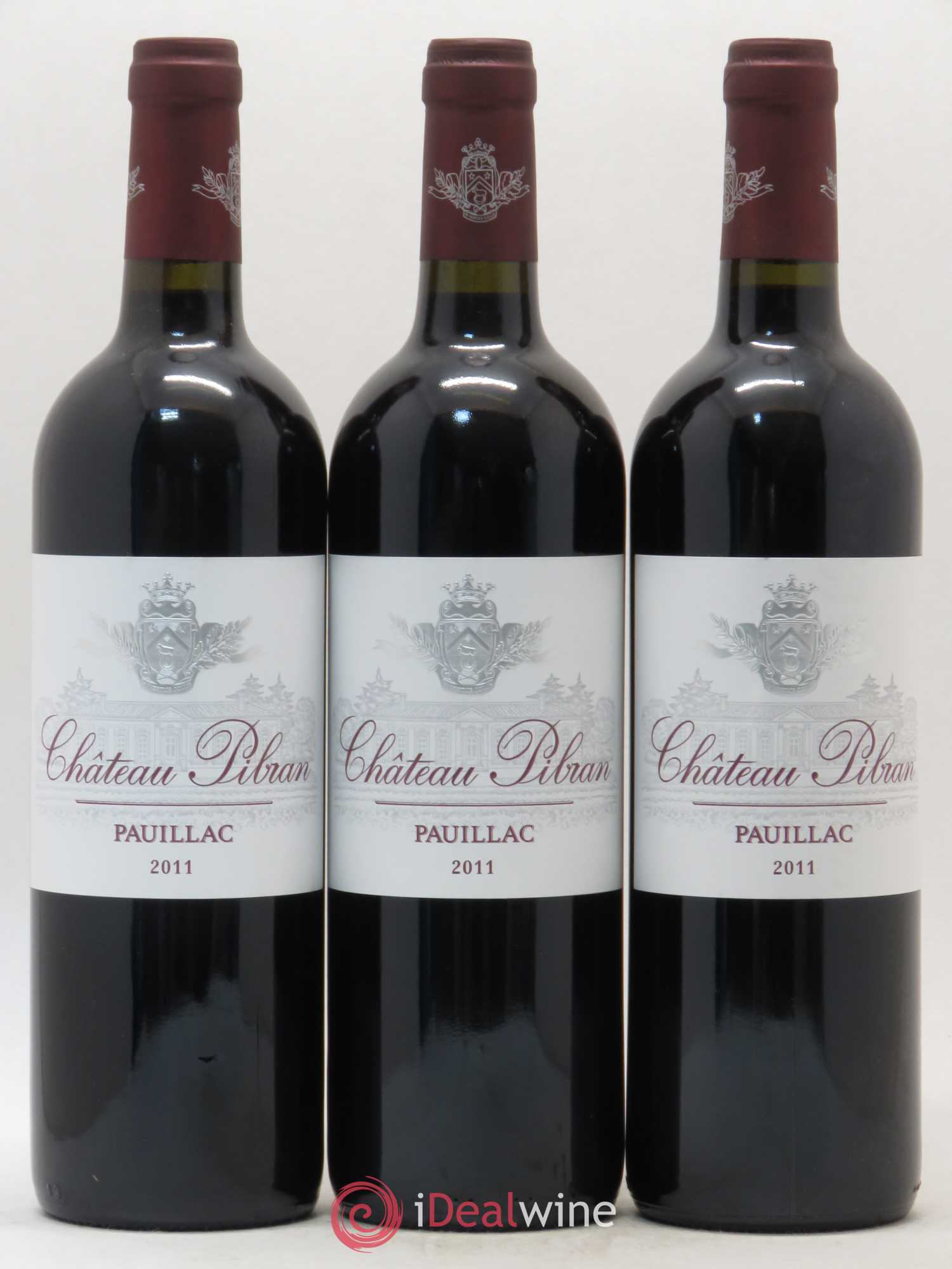 Château Pibran 2011 - Lot de 3 bouteilles - 0
