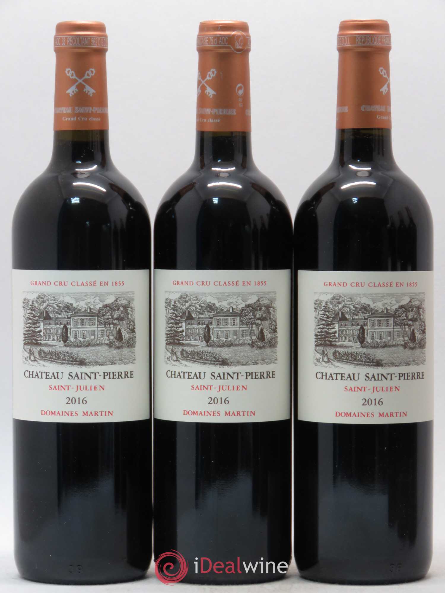 Château Saint-Pierre 4ème Grand Cru Classé 2016 - Lot de 6 bouteilles - 1