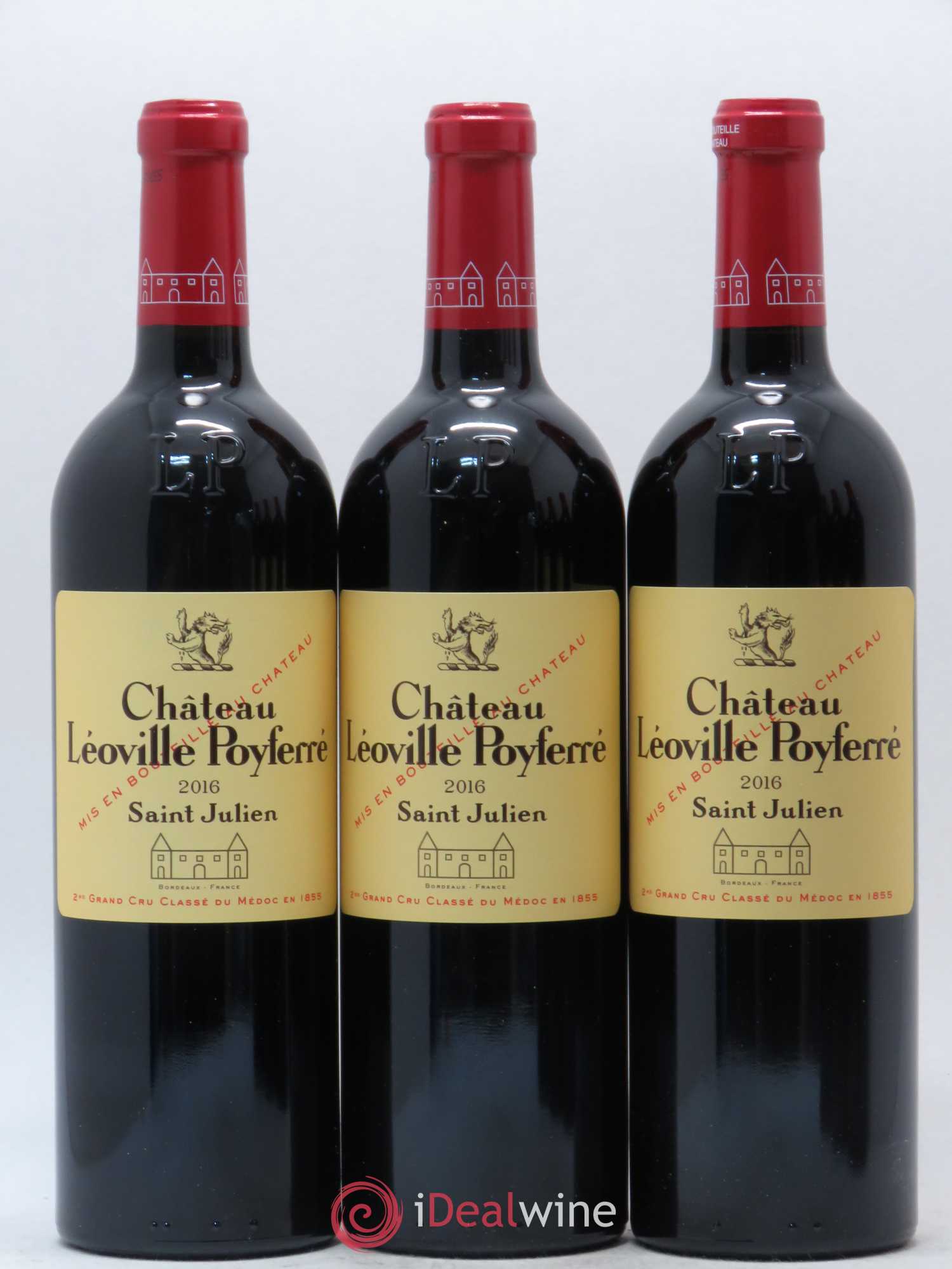 Château Léoville Poyferré 2ème Grand Cru Classé 2016 - Lot de 6 bouteilles - 1