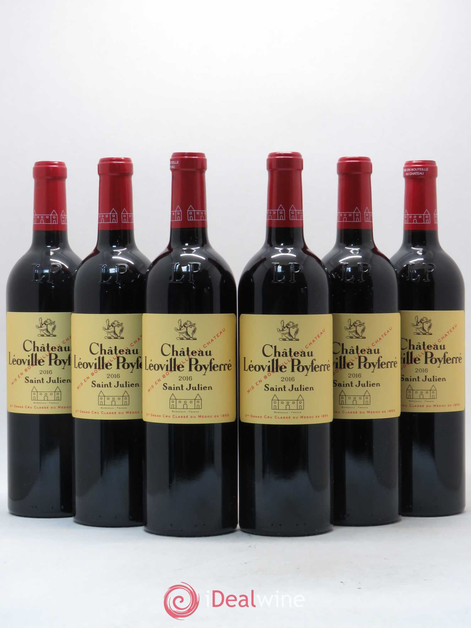 Château Léoville Poyferré 2ème Grand Cru Classé 2016 - Lot de 6 bouteilles - 0