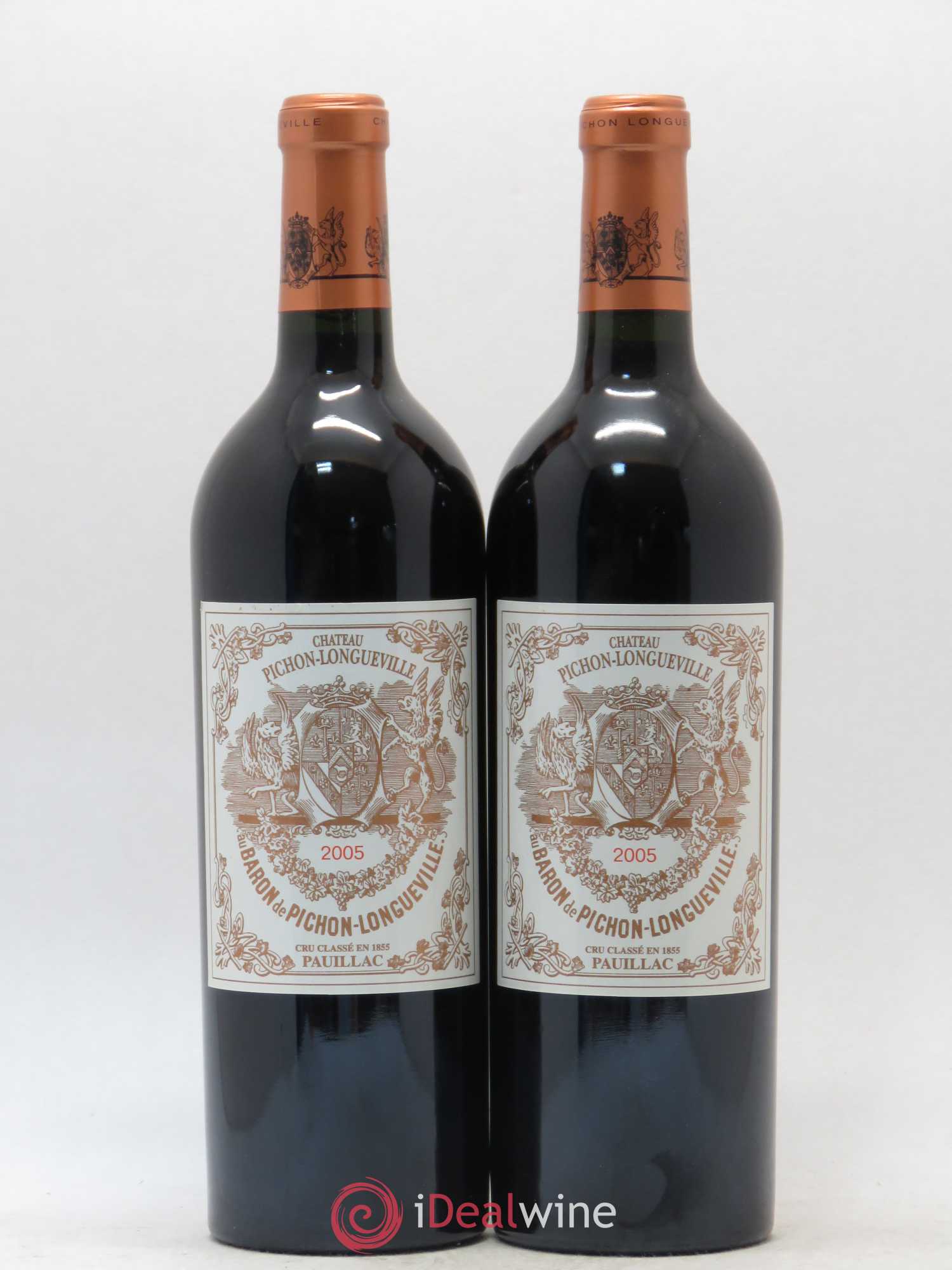 Pichon Longueville Baron 2ème Grand Cru Classé 2005 - Lot de 2 bouteilles - 0