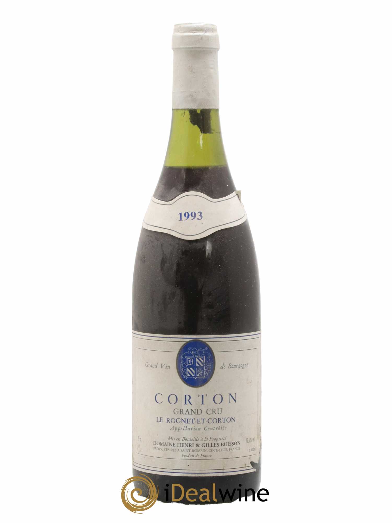 Corton Grand Cru Le Rognet-et-Corton Henri et Gilles Buisson (Domaine) 1993 - Lot de 1 bouteille - 0
