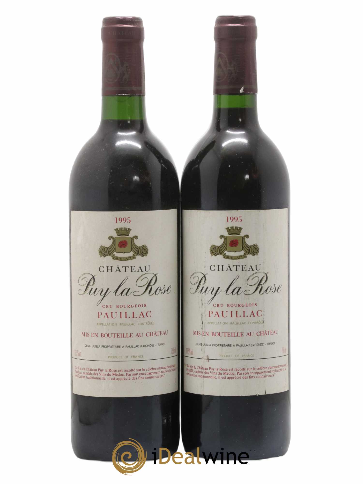 Pauillac 1995 - Posten von 2 Flaschen - 0