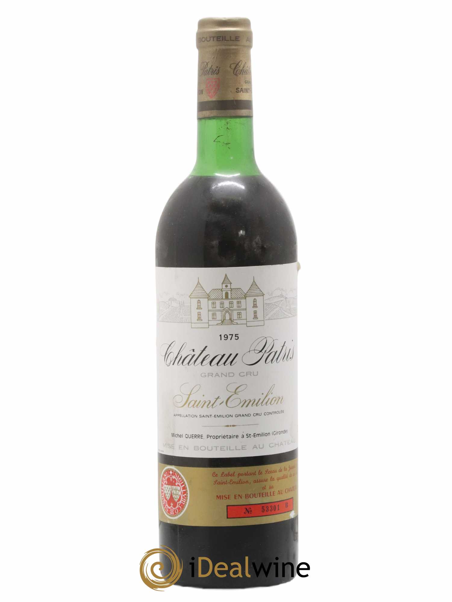 Château Patris 1975 - Lot de 1 bouteille - 0