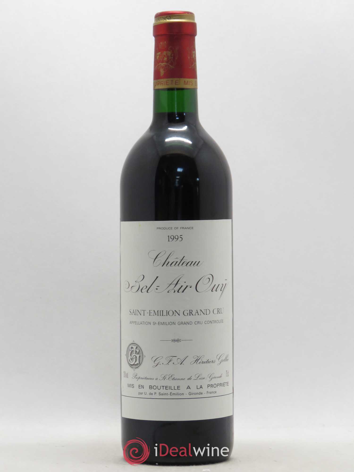 Château Bel Air Ouÿ 1995 - Lot de 1 bouteille - 0