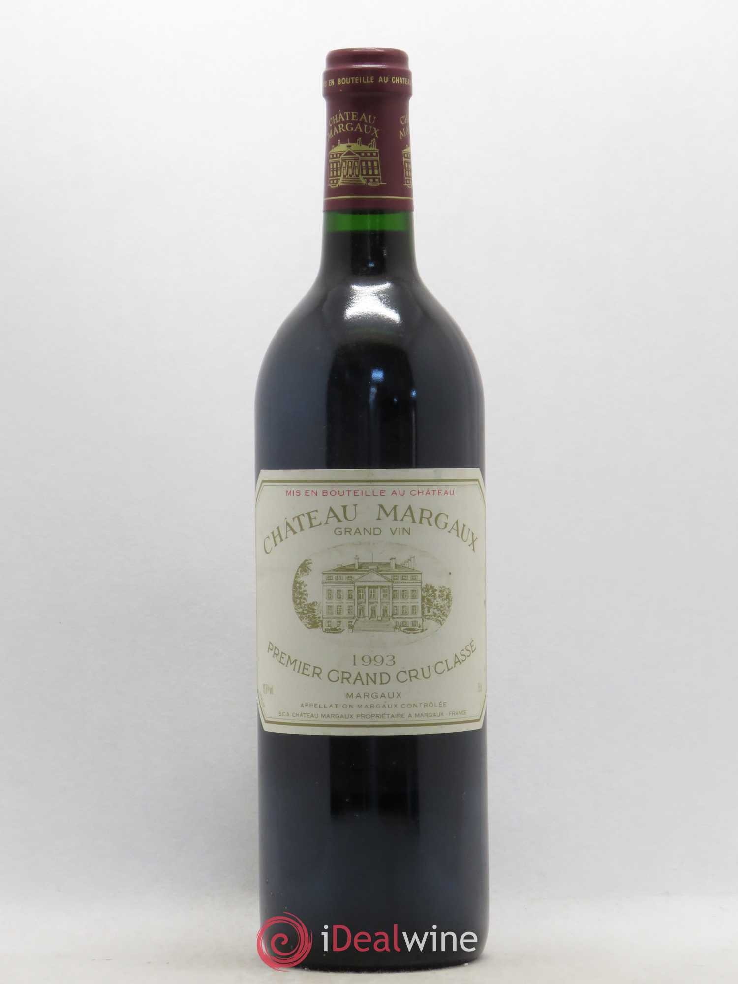 Château Margaux 1er Grand Cru Classé 1993 - Lot de 1 bouteille - 0