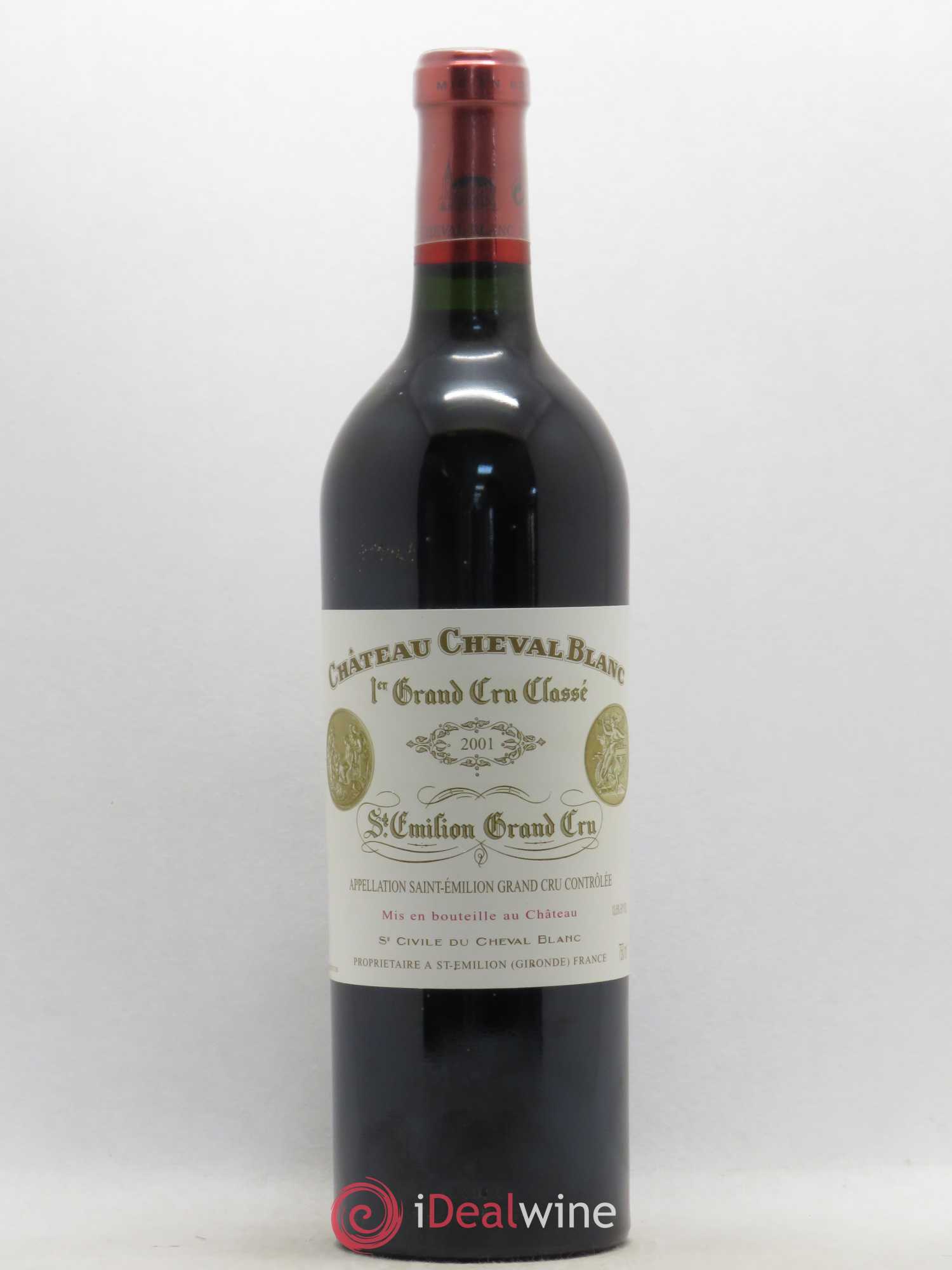 Château Cheval Blanc 1er Grand Cru Classé A 2001 - Lot de 1 bouteille - 0