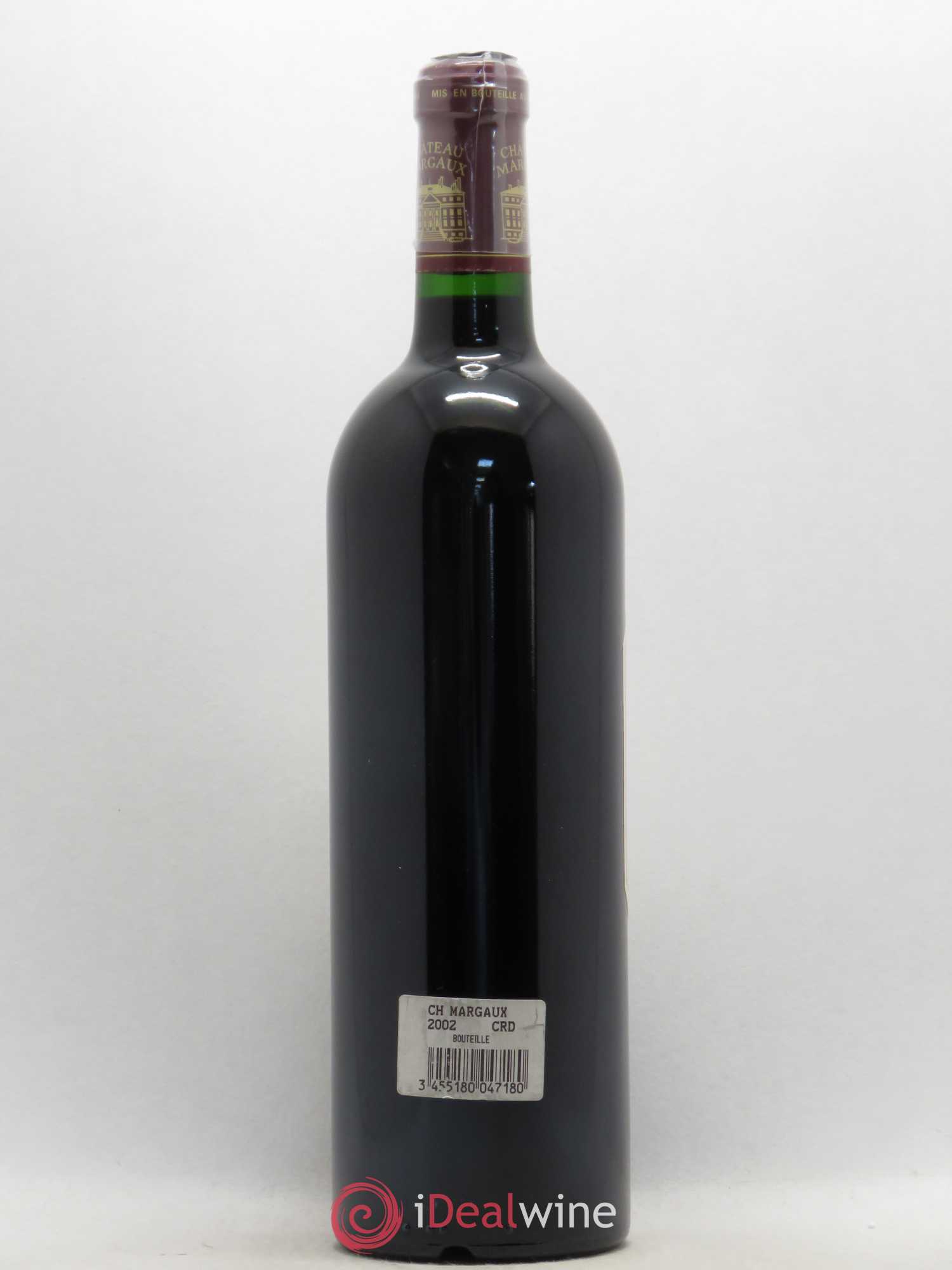 Château Margaux 1er Grand Cru Classé 2002 - Lot de 1 bouteille - 1