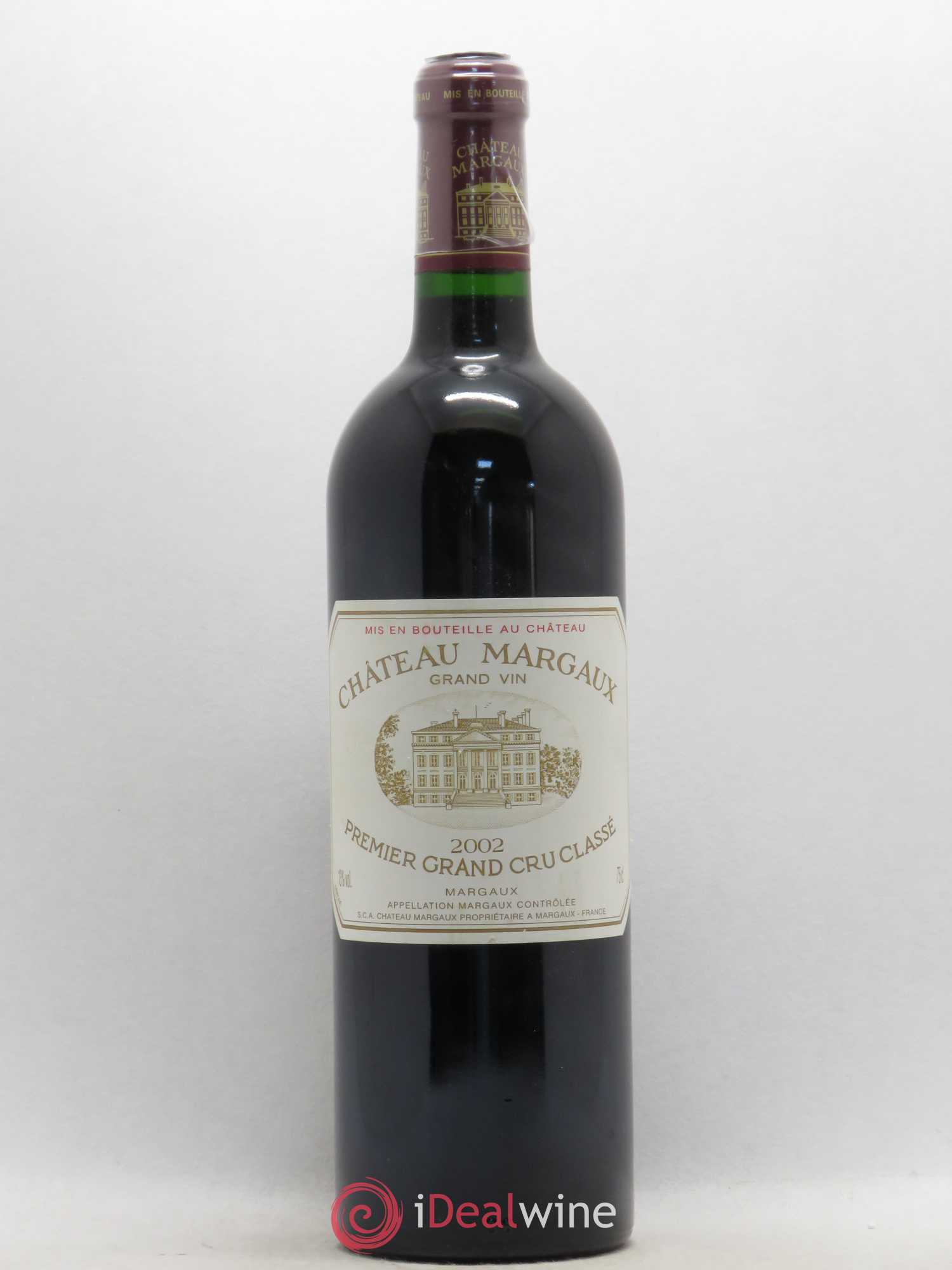 Château Margaux 1er Grand Cru Classé 2002 - Lot de 1 bouteille - 0