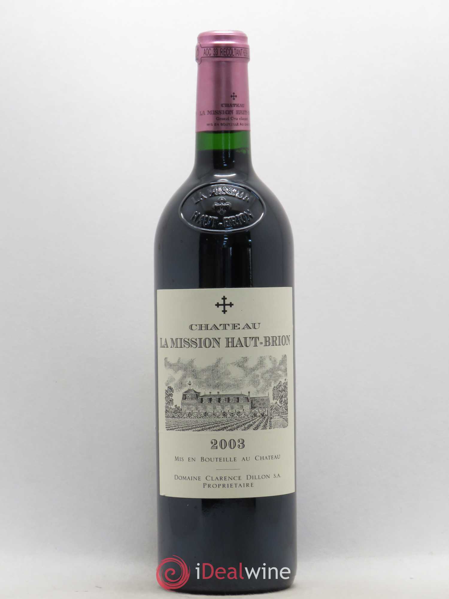 Château la Mission Haut-Brion Cru Classé de Graves 2003 - Lot de 1 bouteille - 0