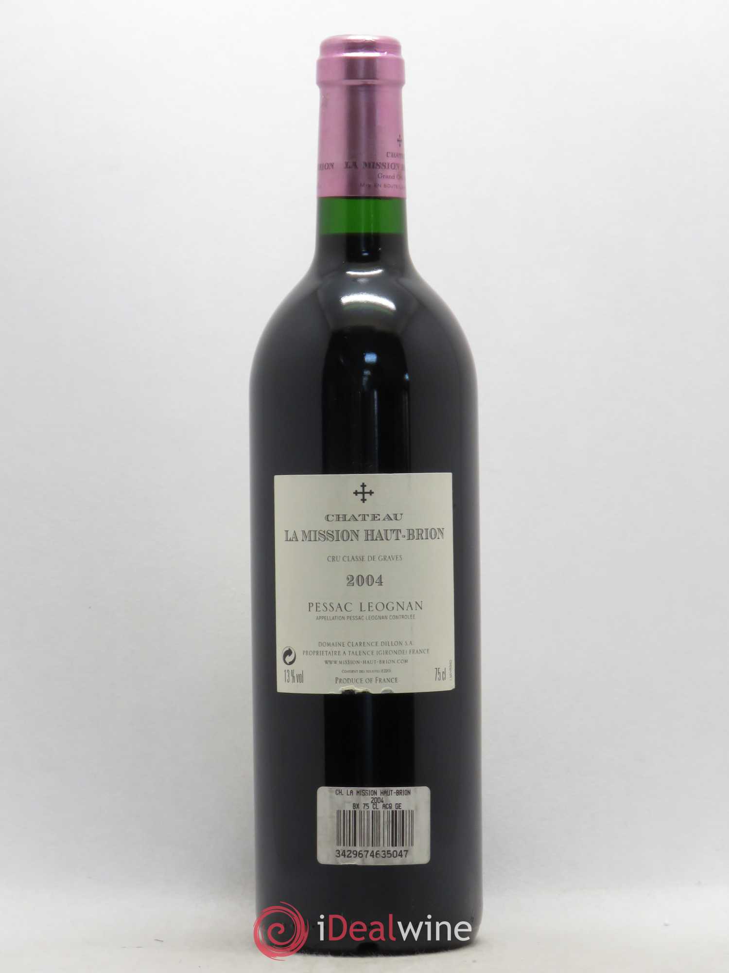 Château la Mission Haut-Brion Cru Classé de Graves 2004 - Lotto di 1 bottiglia - 1